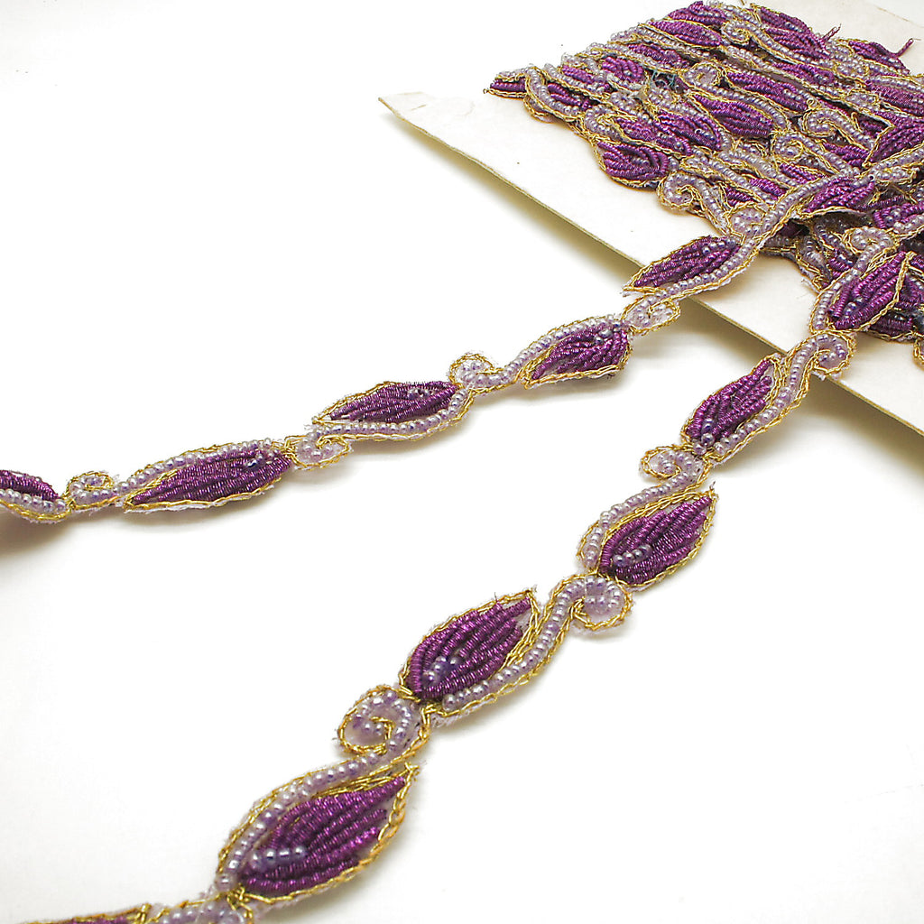 LILAC PAISLEY TRIM - sarahi.NYC