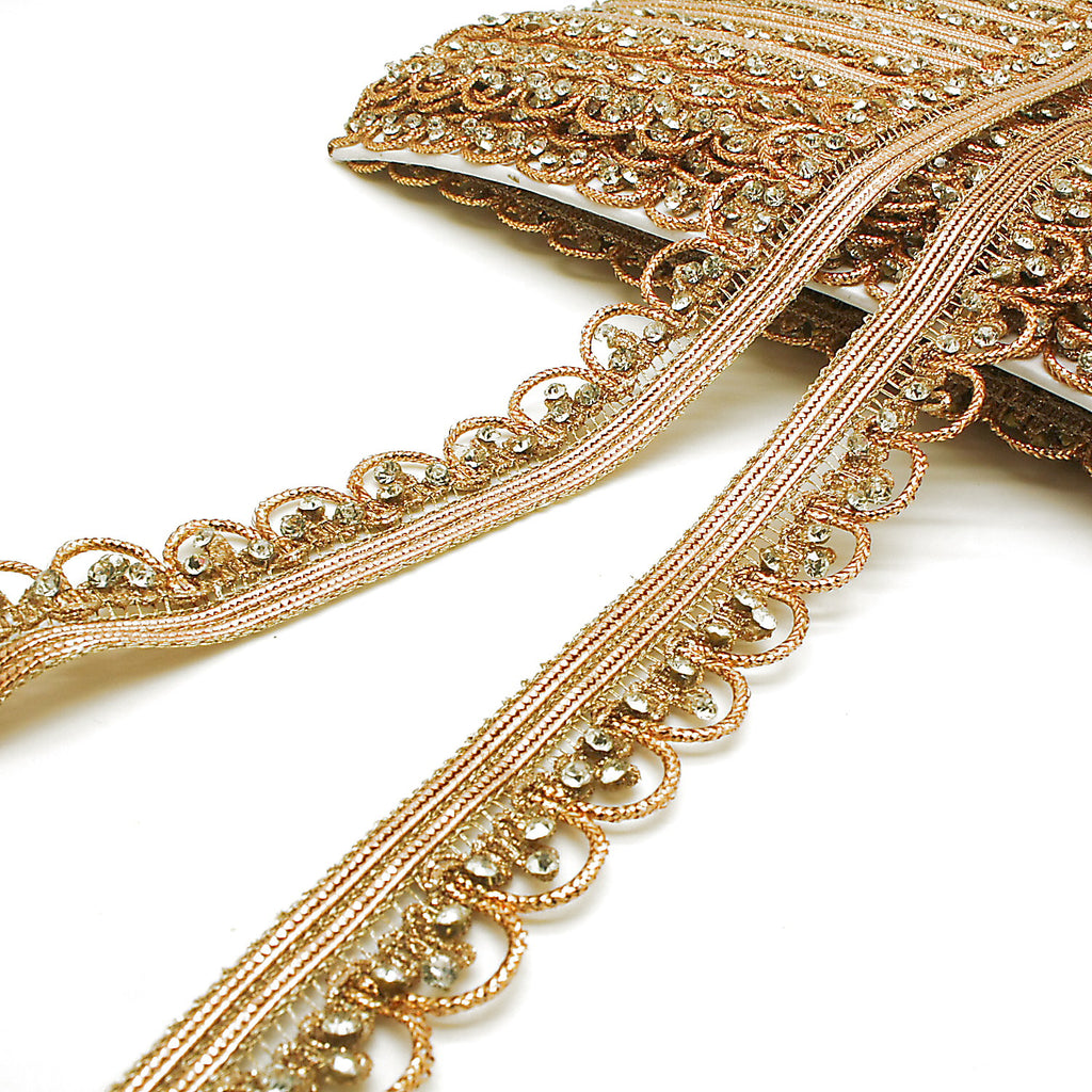 GOLD SILVER STONE TRIM - sarahi.NYC