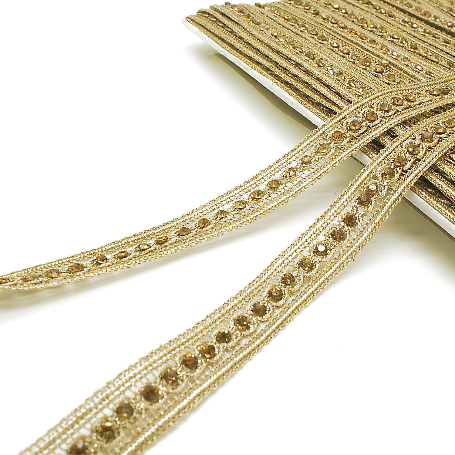 LIGHT GOLD STONE TRIM - sarahi.NYC