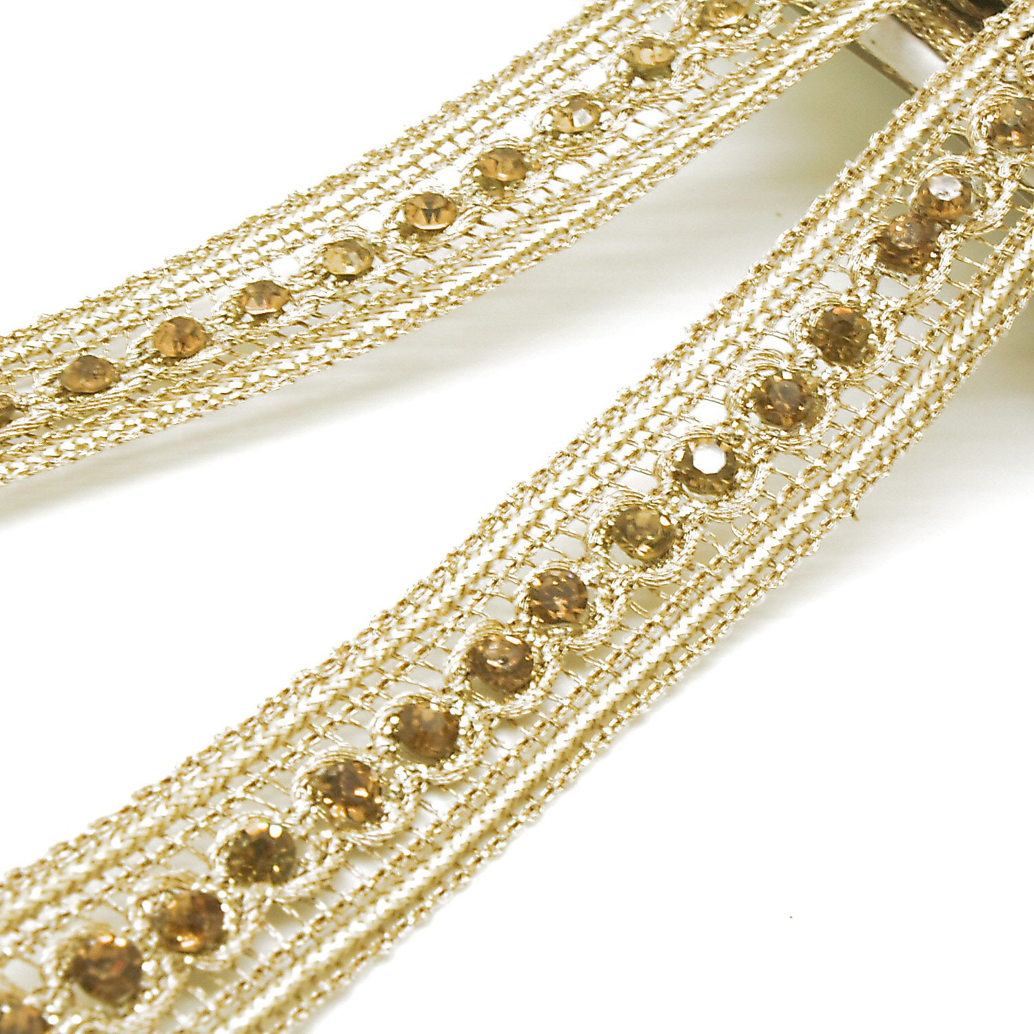 LIGHT GOLD STONE TRIM - sarahi.NYC