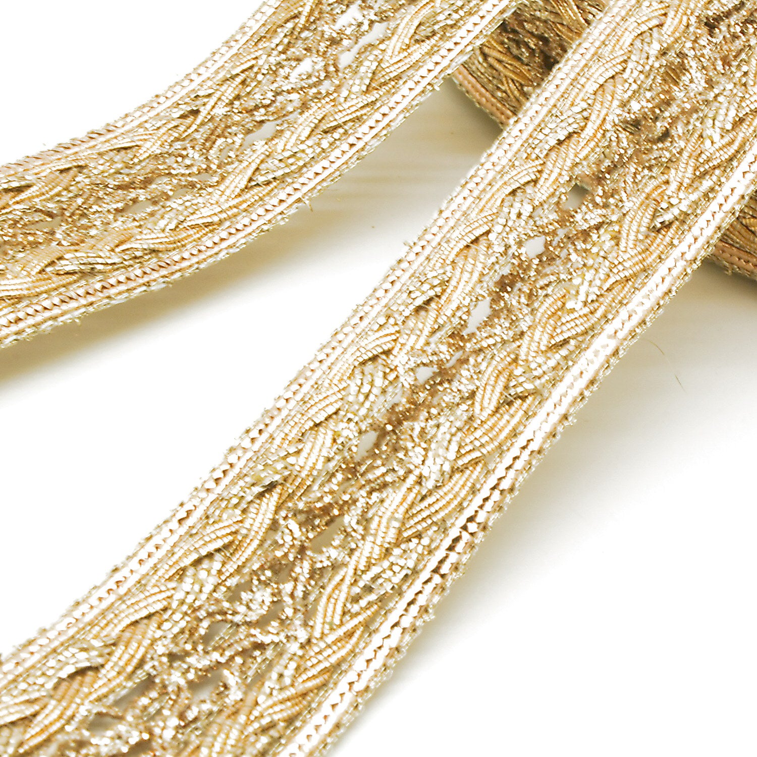 BRONZE BRAID METALLIC TRIM - sarahi.NYC
