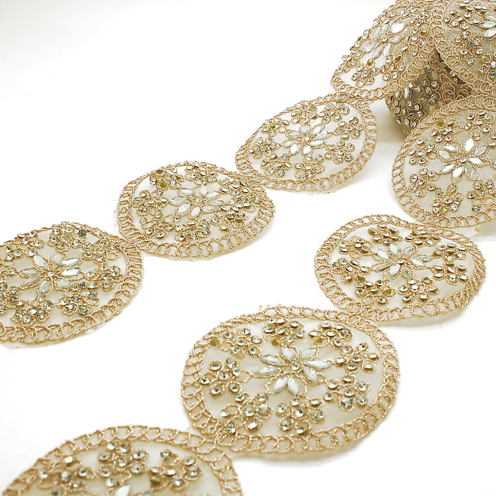 GOLD CIRCLE MIRROR TRIM - sarahi.NYC