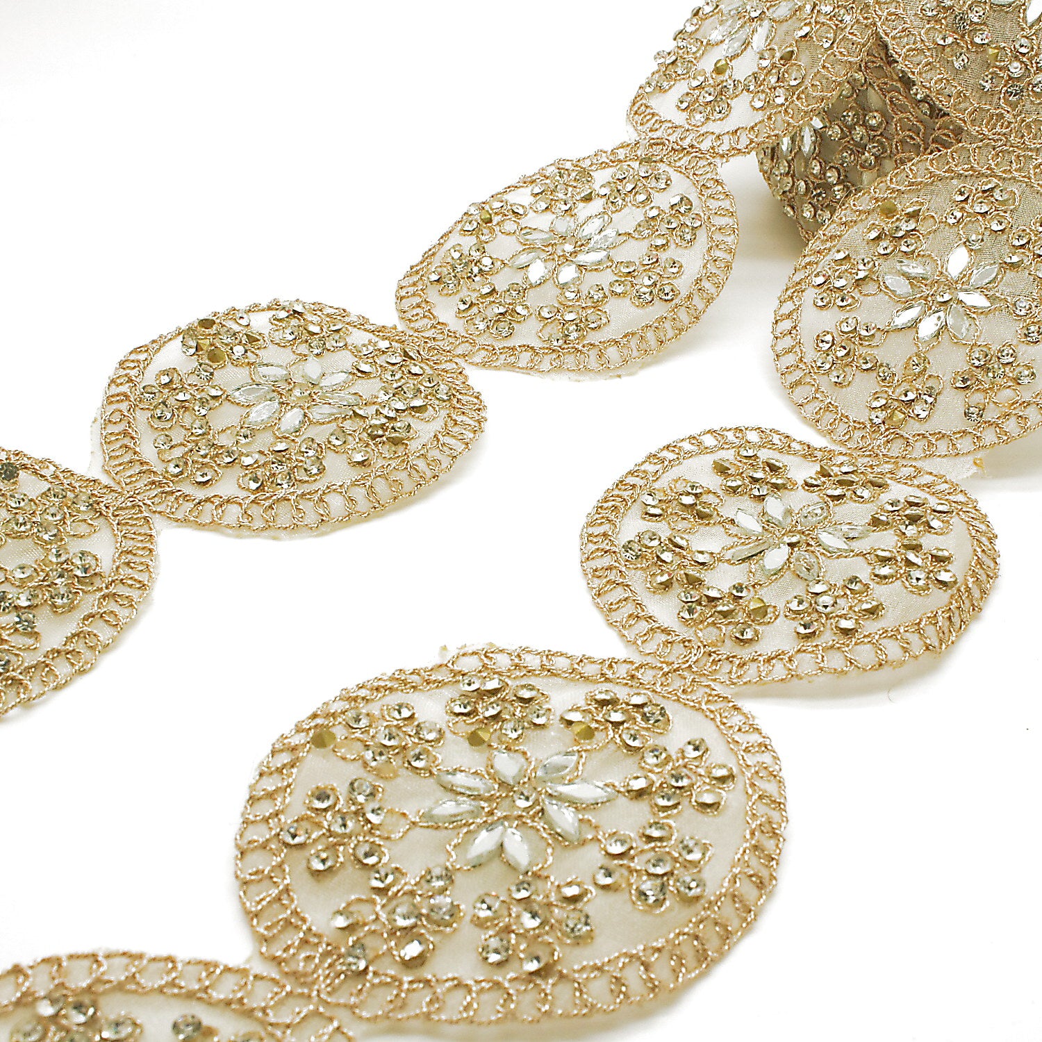 GOLD CIRCLE MIRROR TRIM - sarahi.NYC
