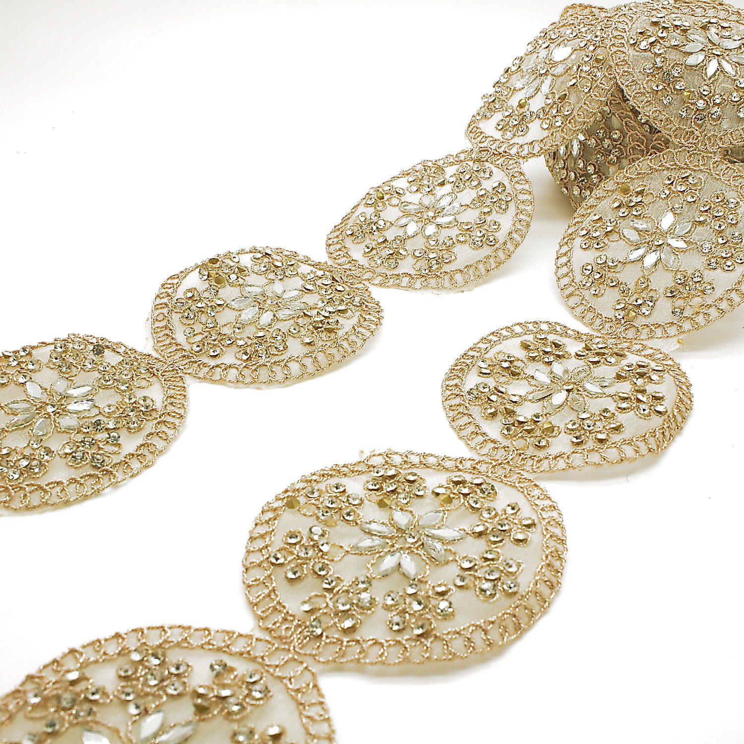 GOLD CIRCLE MIRROR TRIM - sarahi.NYC