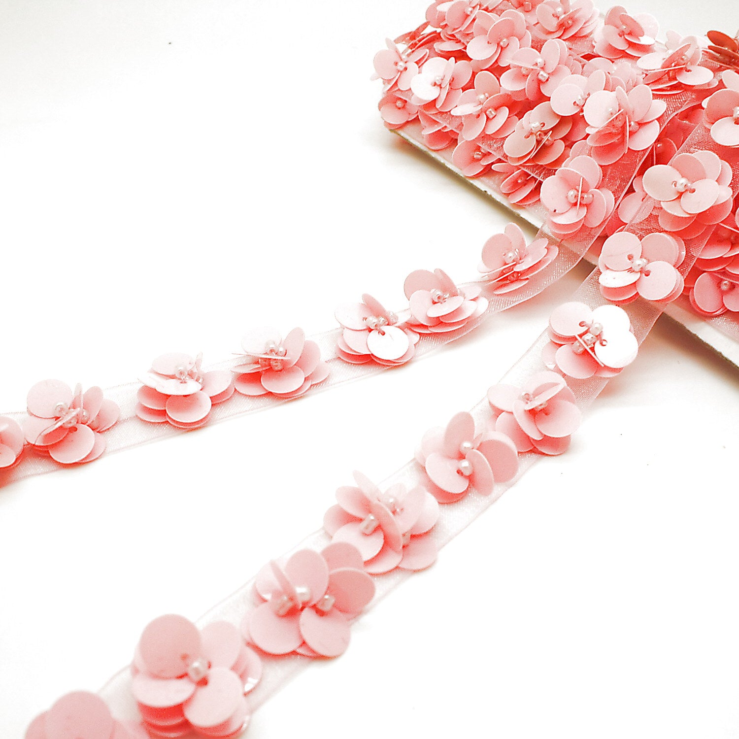 PINK FLOWER TRIM - sarahi.NYC