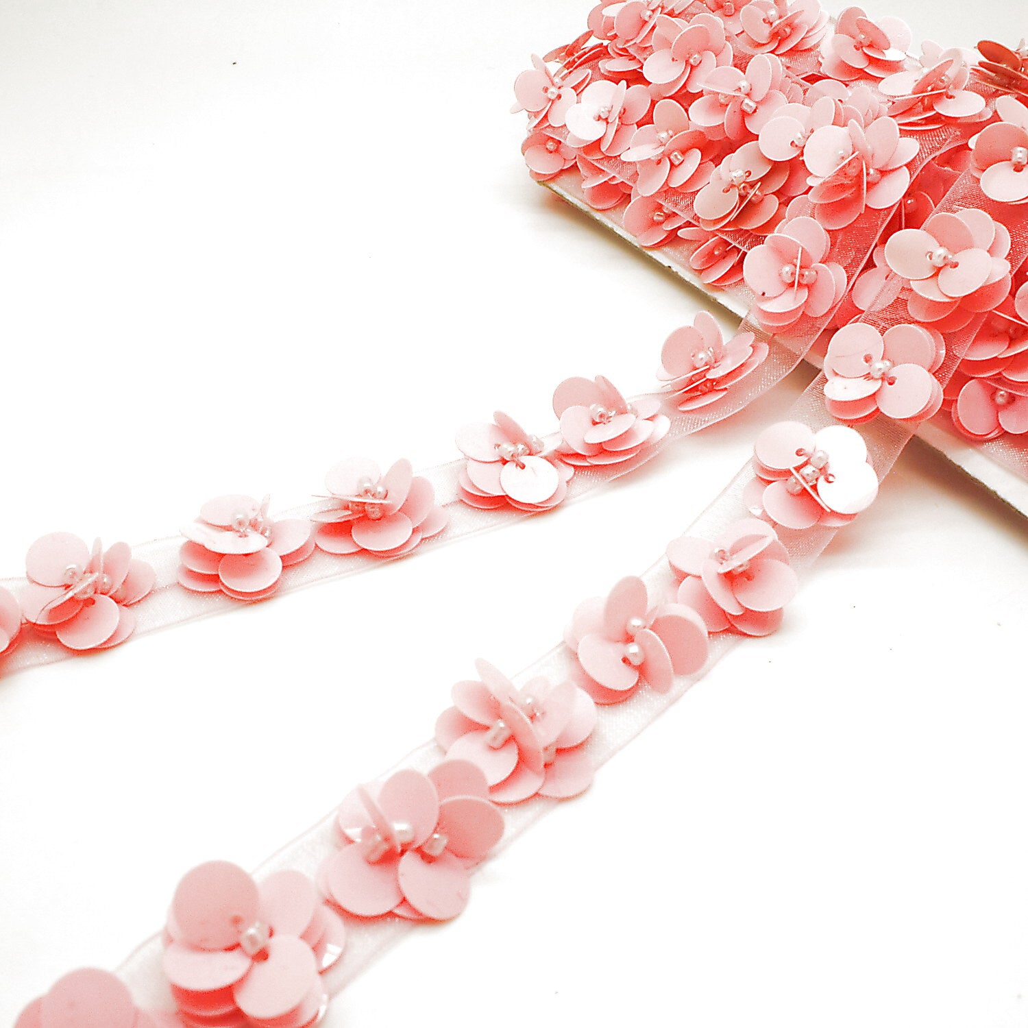 PINK FLOWER TRIM - sarahi.NYC