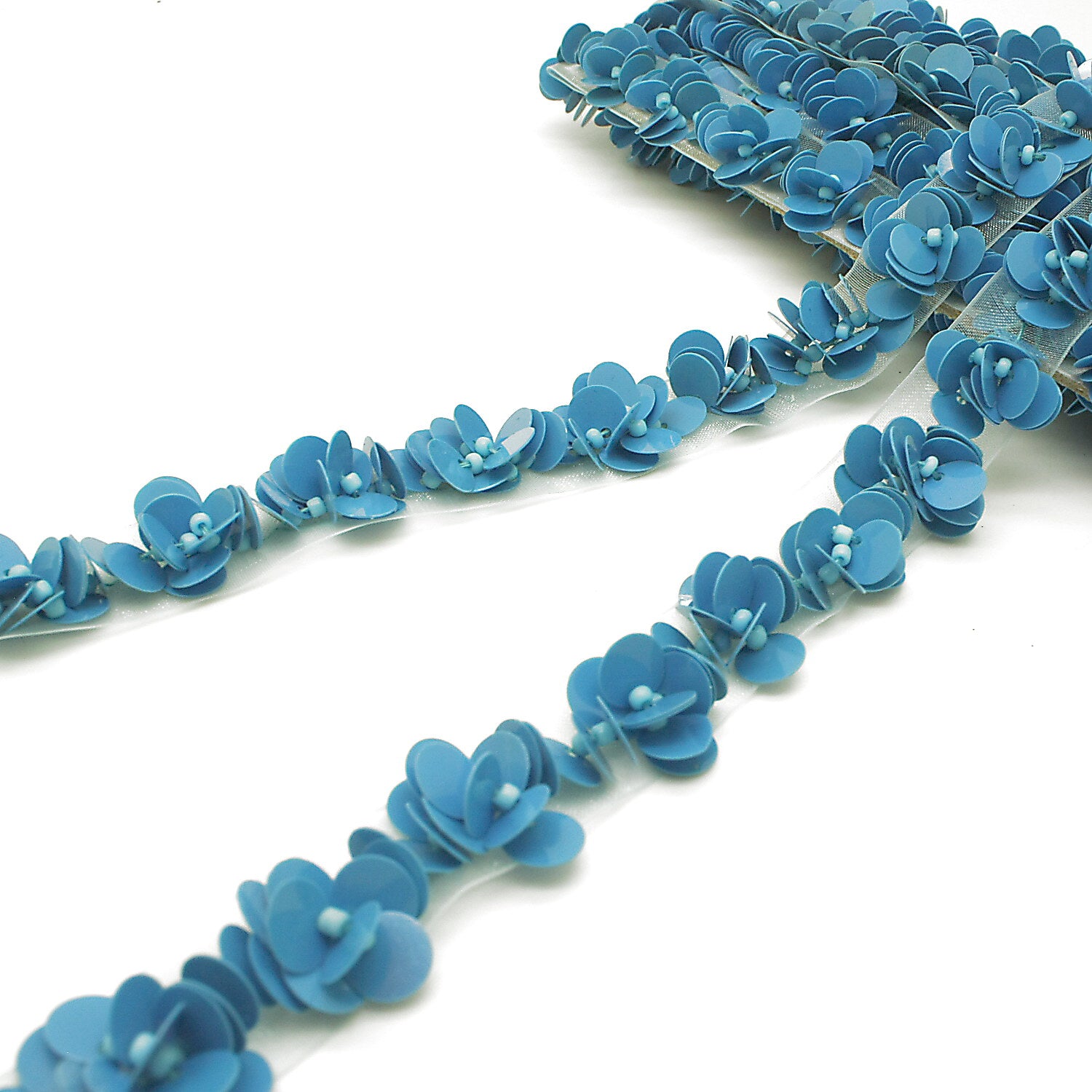 BLUE FLOWER TRIM - sarahi.NYC