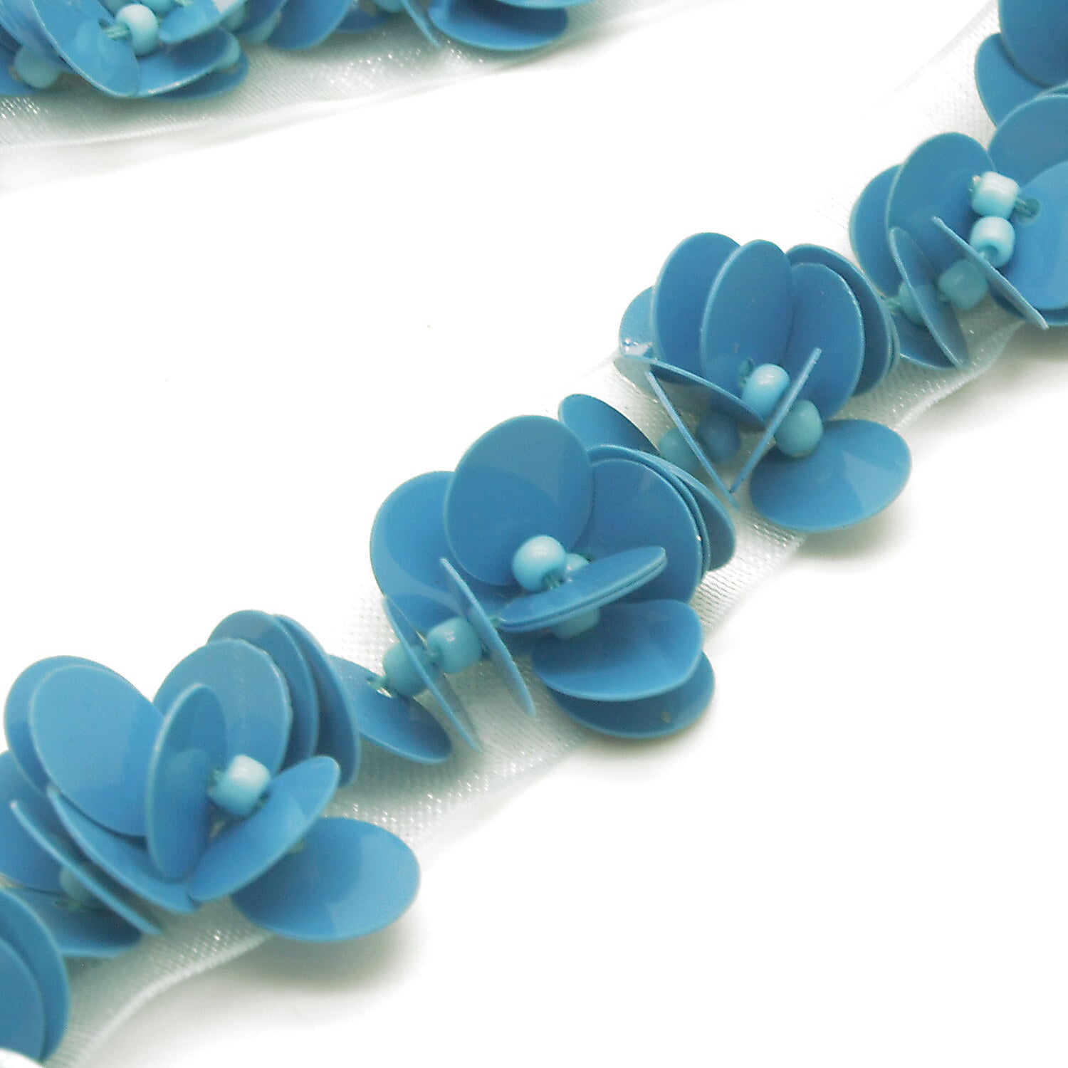BLUE FLOWER TRIM - sarahi.NYC