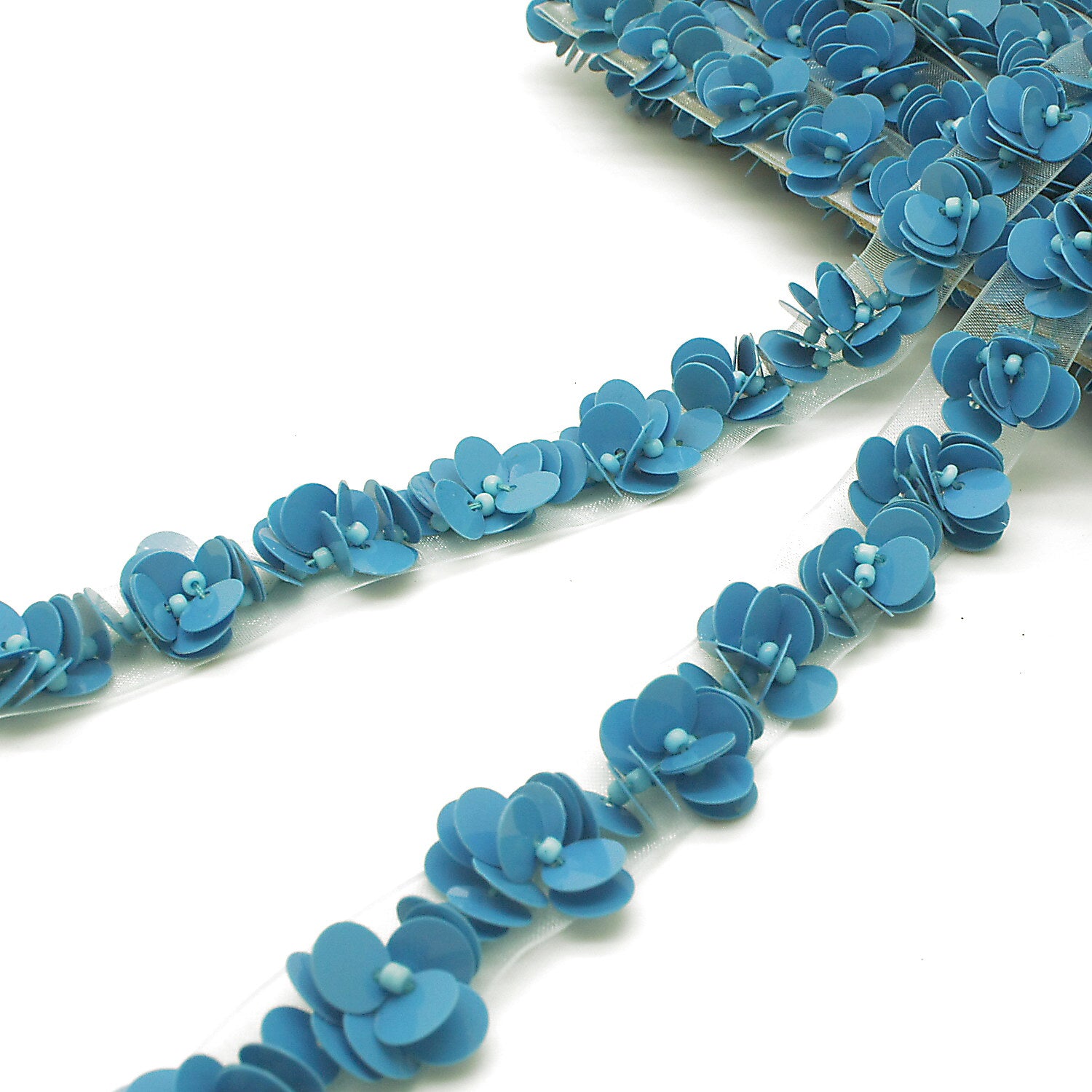BLUE FLOWER TRIM - sarahi.NYC