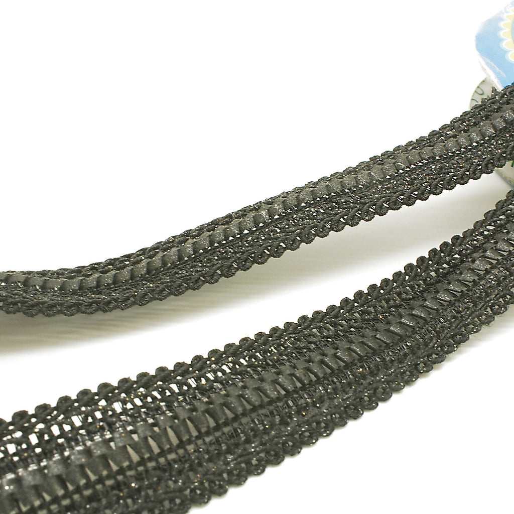 BLACK RIBBON TRIM - sarahi.NYC