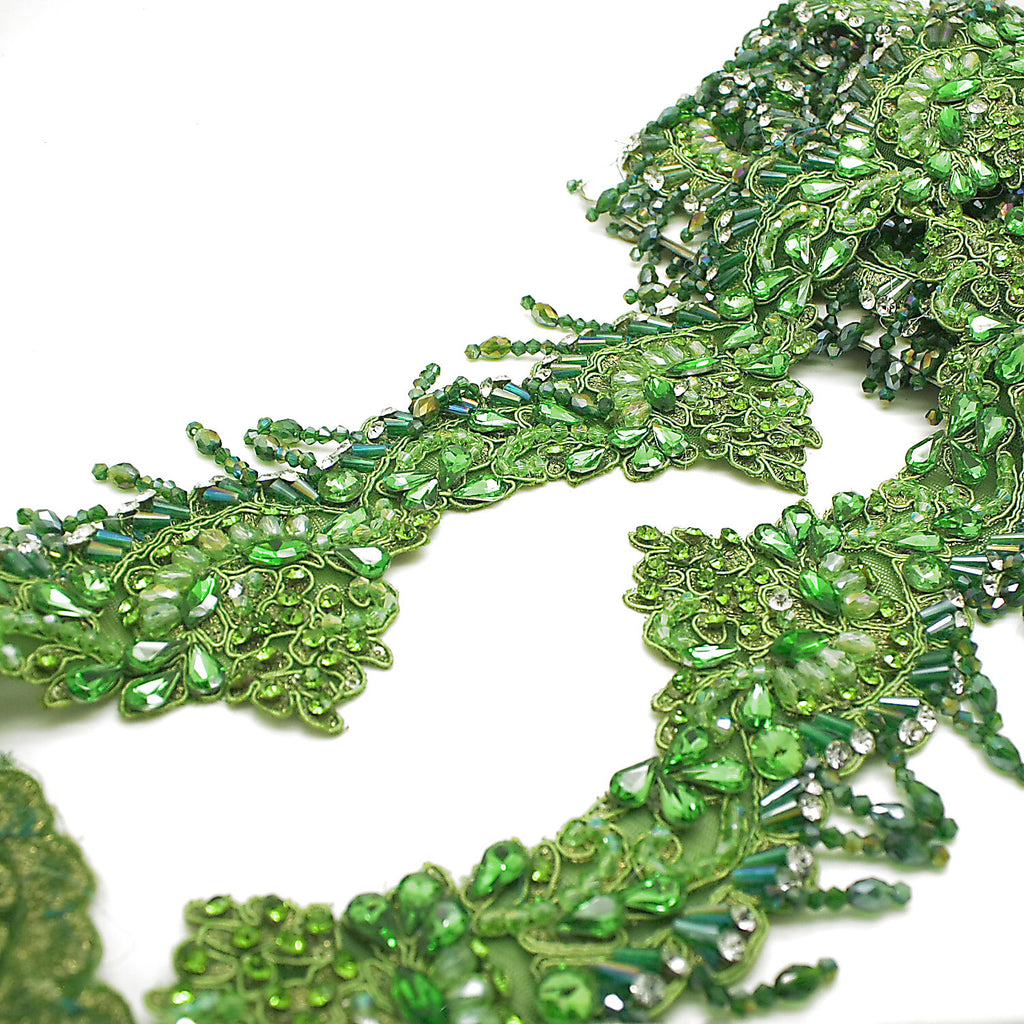 GREEN STONE TRIM - sarahi.NYC