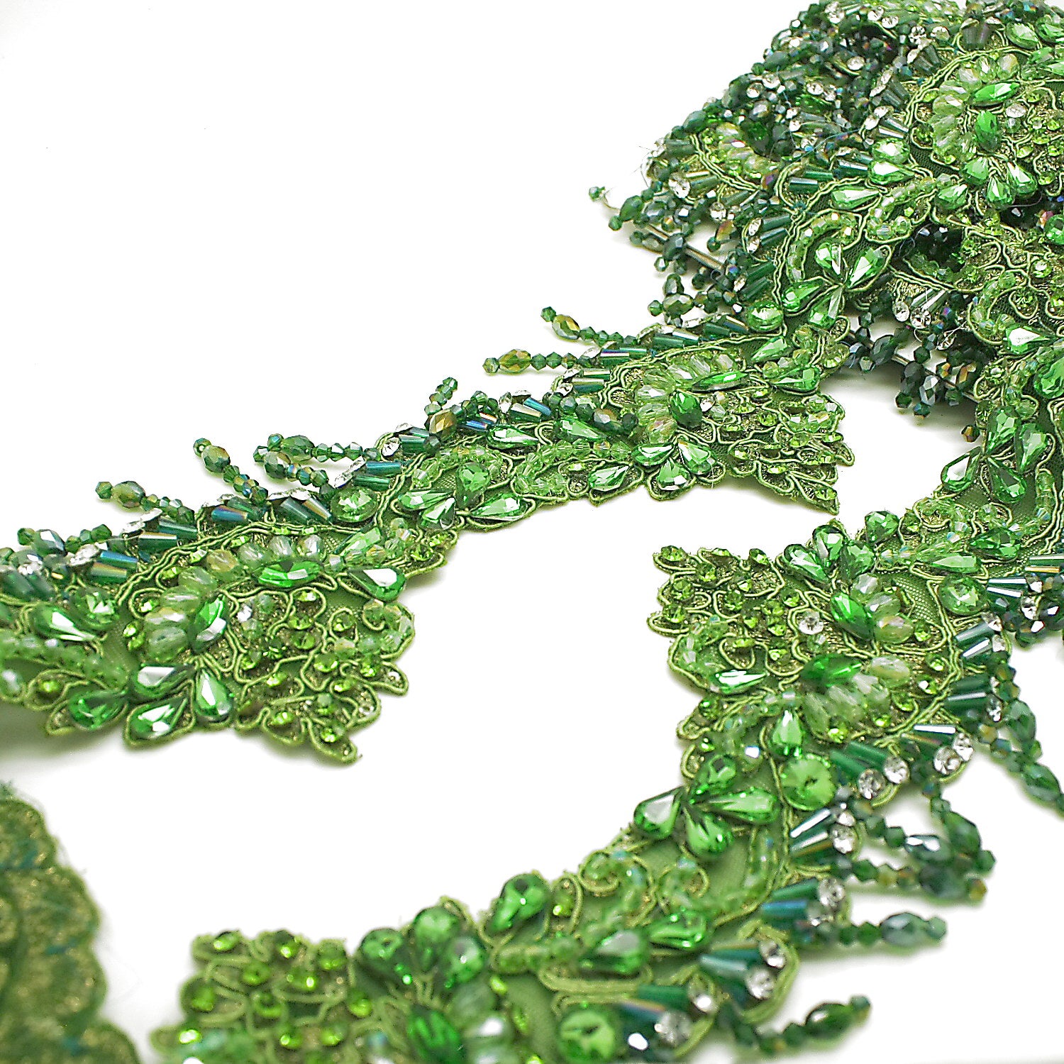 GREEN STONE TRIM - sarahi.NYC