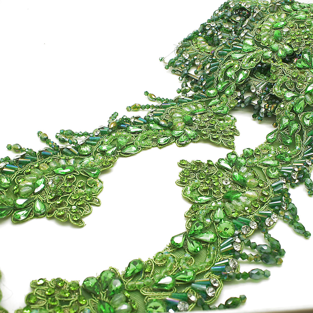 GREEN STONE TRIM - sarahi.NYC
