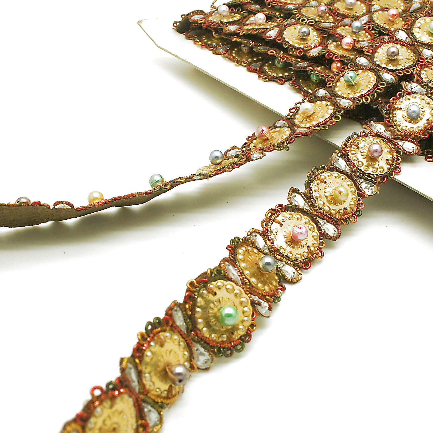 MULTICOLOR TRIBAL TRIM - sarahi.NYC