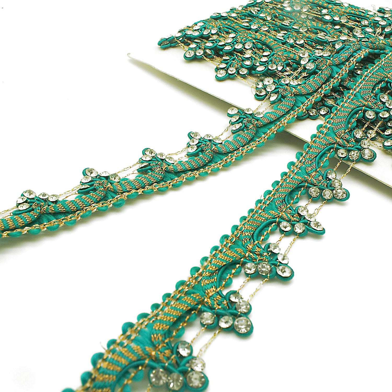 GREEN STONE TRIM - sarahi.NYC