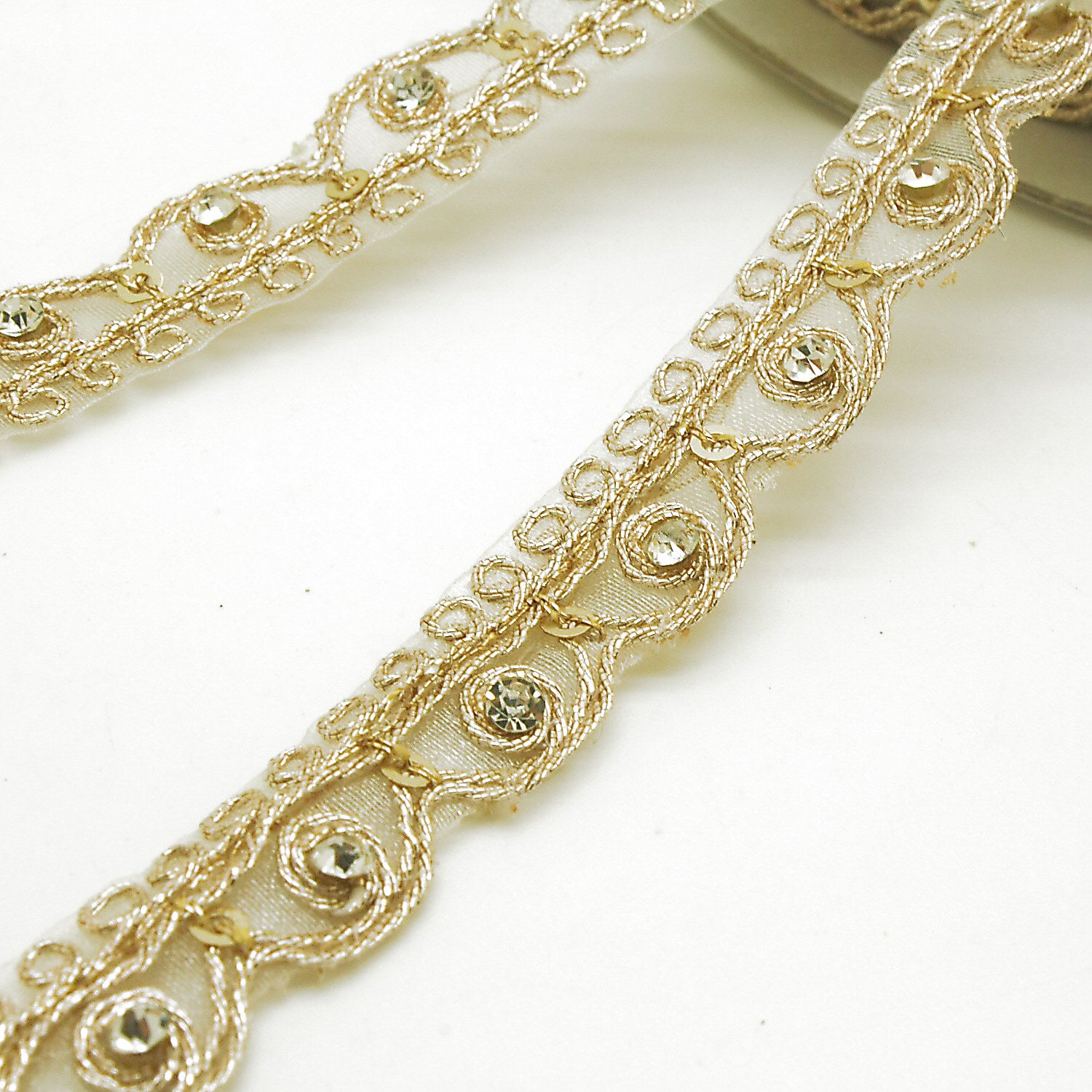 GOLD CRYSTAL TRIM - sarahi.NYC