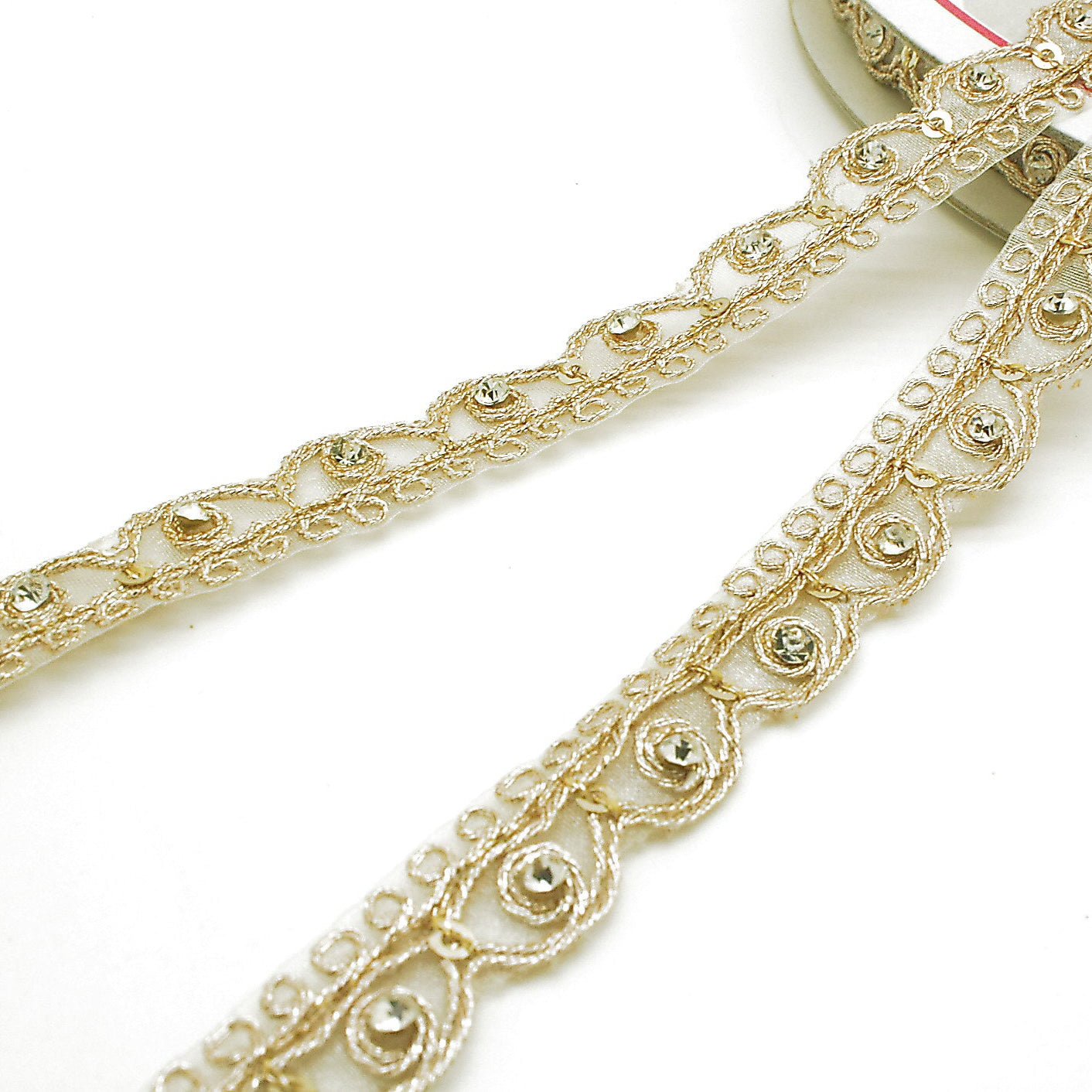 GOLD CRYSTAL TRIM - sarahi.NYC