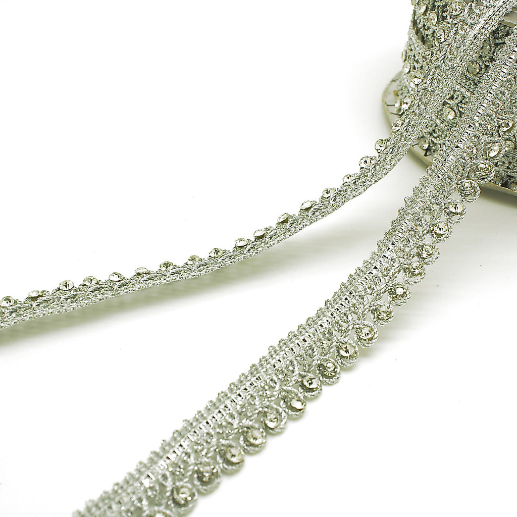 SILVER CRYSTAL TRIM - sarahi.NYC