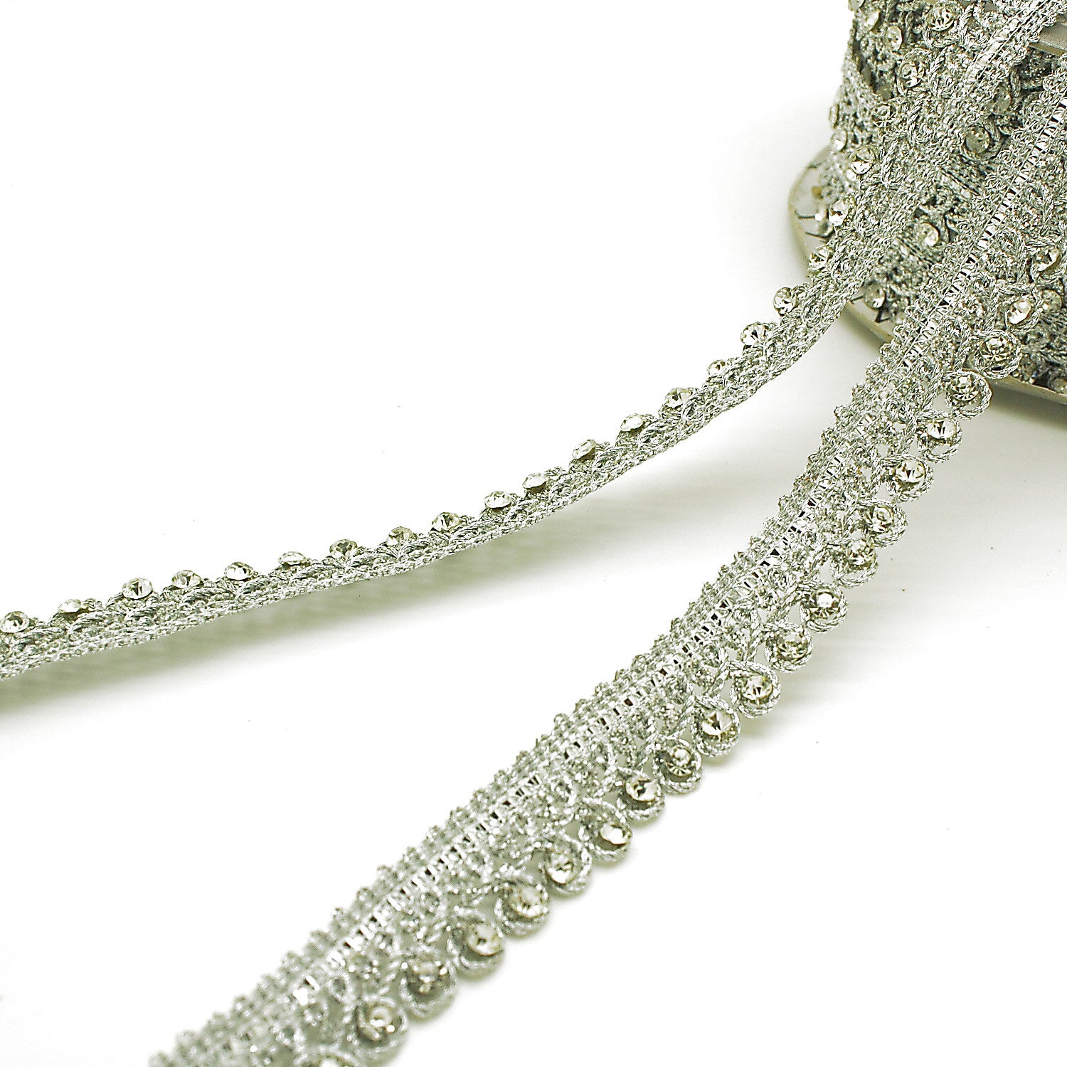 SILVER CRYSTAL TRIM - sarahi.NYC