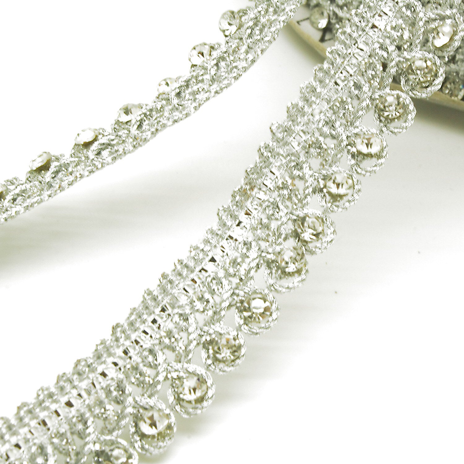 SILVER CRYSTAL TRIM - sarahi.NYC