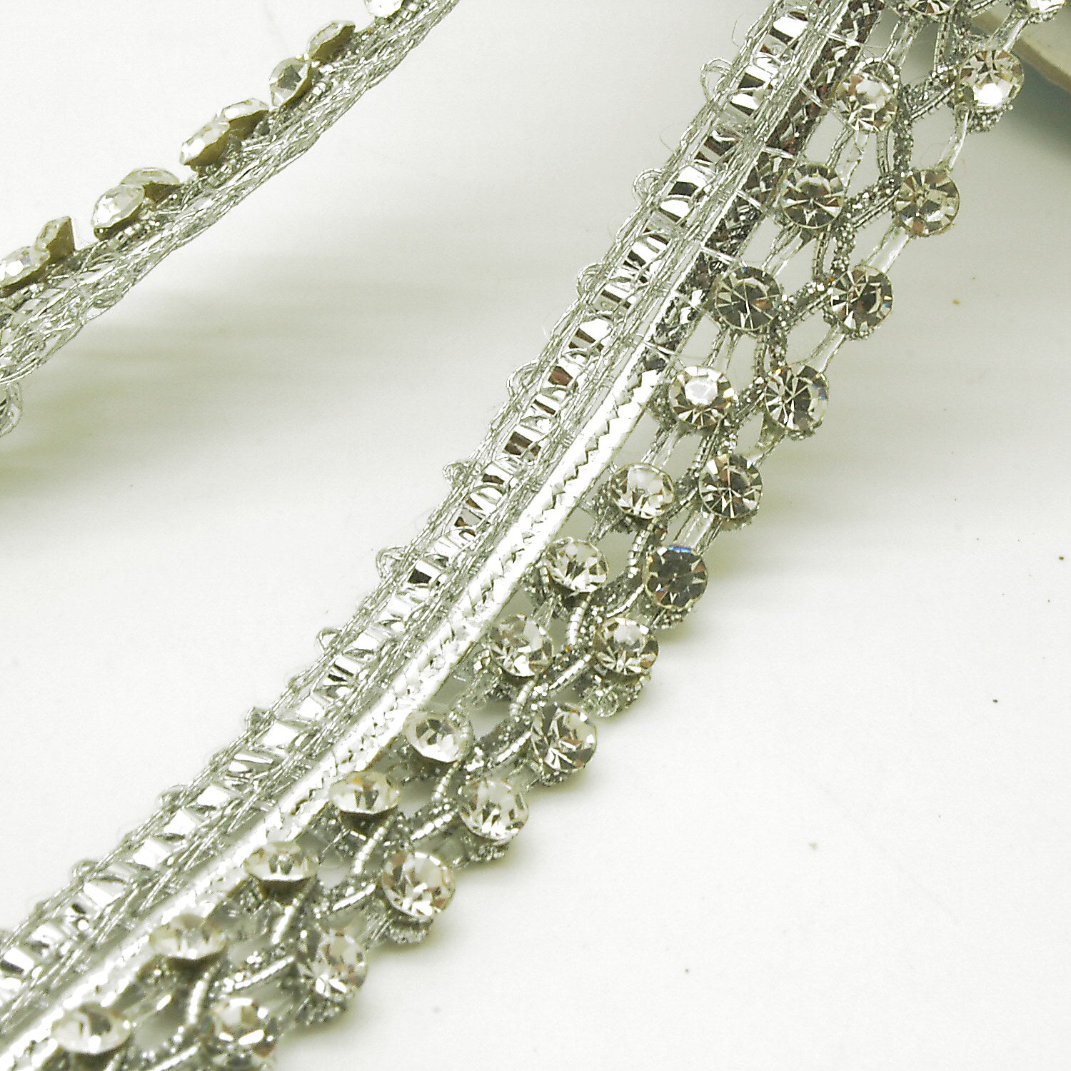 SILVER CRYSTAL TRIM - sarahi.NYC