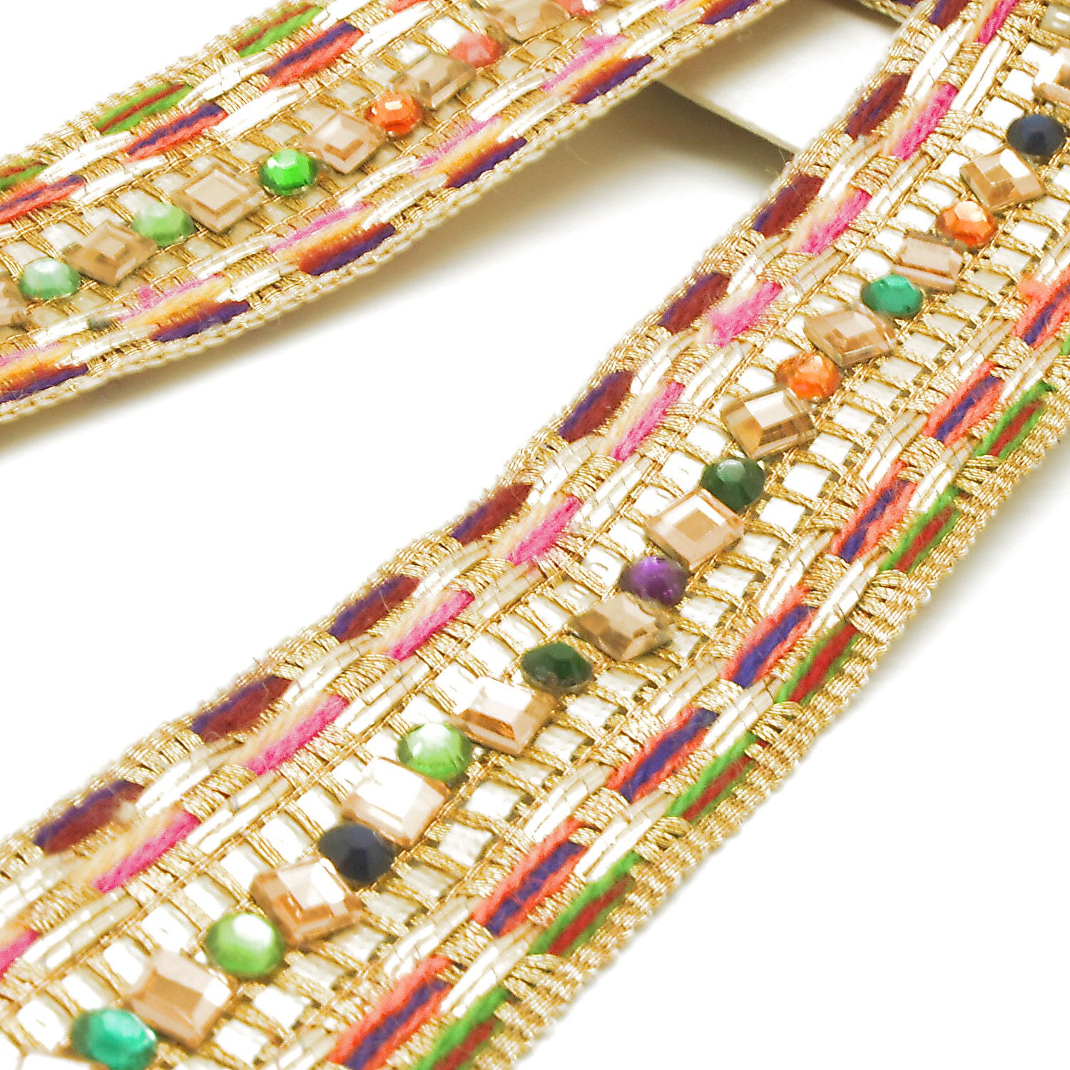 MULTICOLOR RHINESTONE TRIM - SARAHI.NYC
