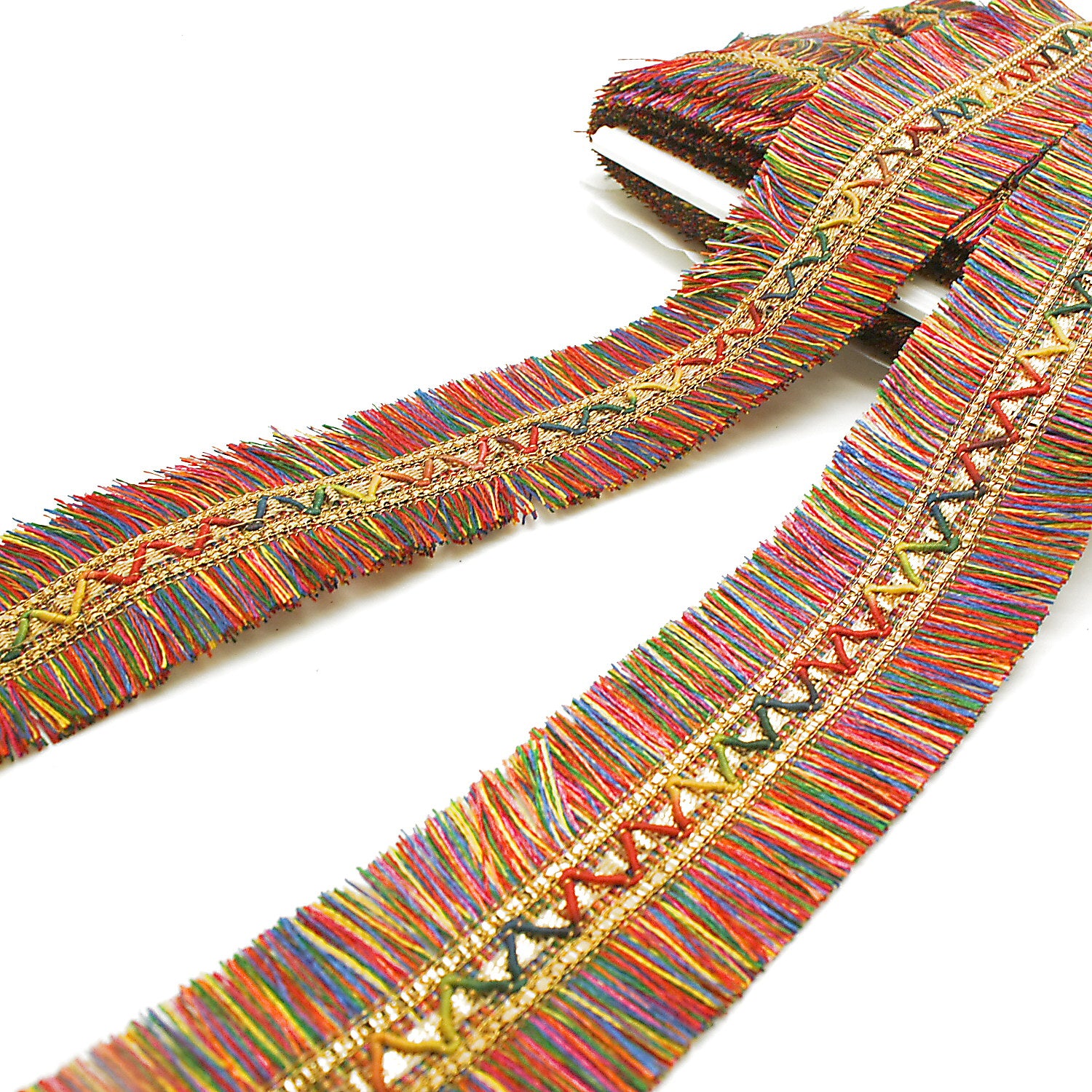 MULTICOLOR FRINGE TRIM - SARAHI.NYC