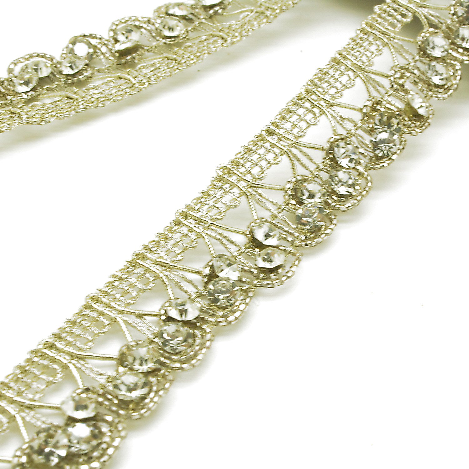 LIGHT GOLD CRYSTAL TRIM - sarahi.NYC