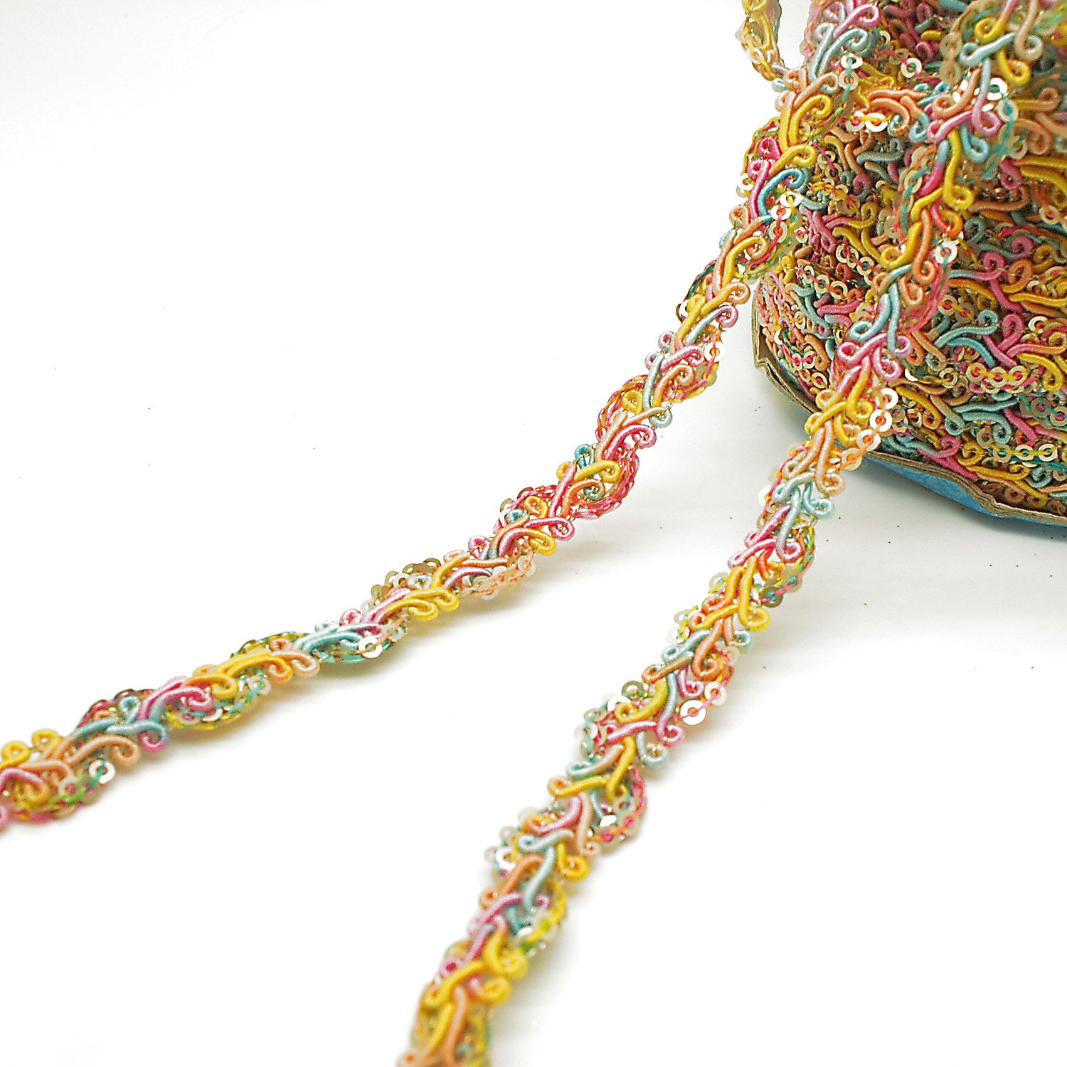 MULTICOLOR SEQUIN TRIM - sarahi.NYC