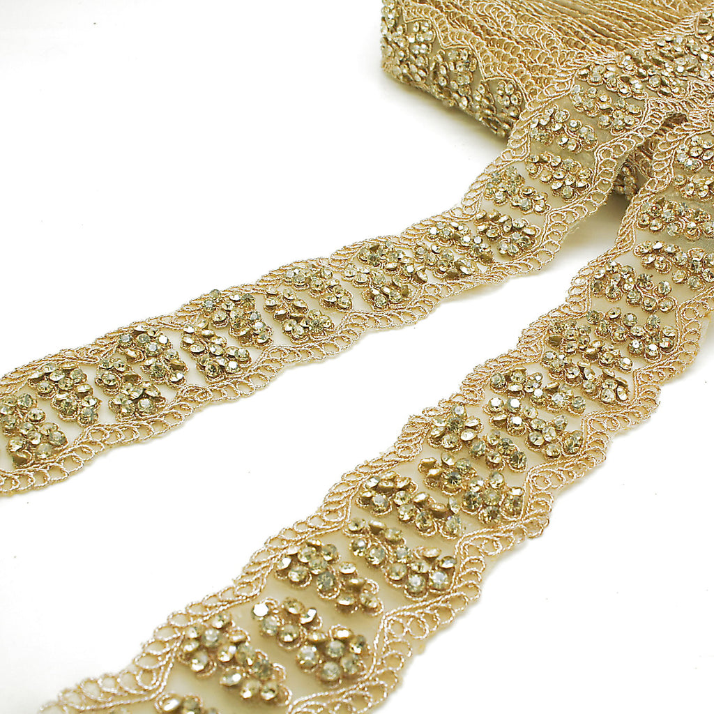 GOLD CRYSTAL TRIM - sarahi.NYC