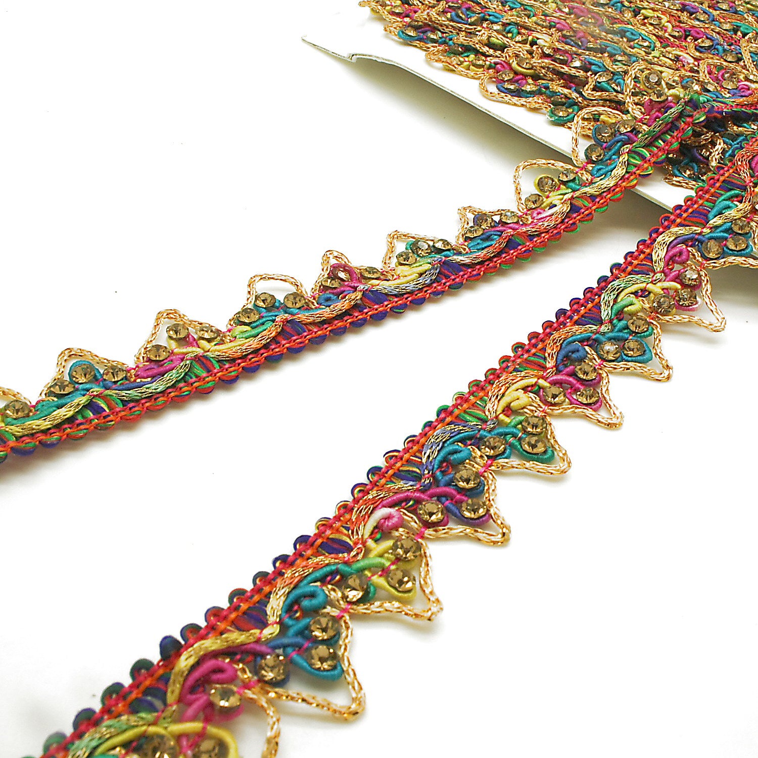 MULTICOLOR RHINESTONE TRIM - sarahi.NYC