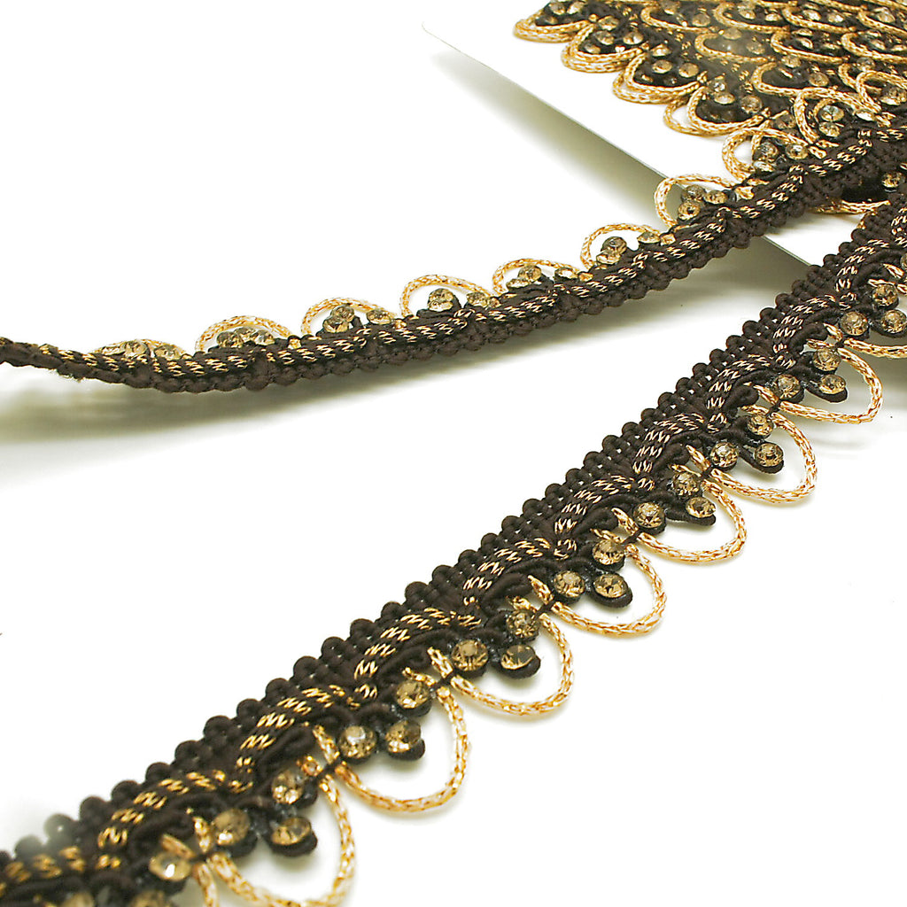 BLACK GOLD STONE TRIM - SARAHI.NYC