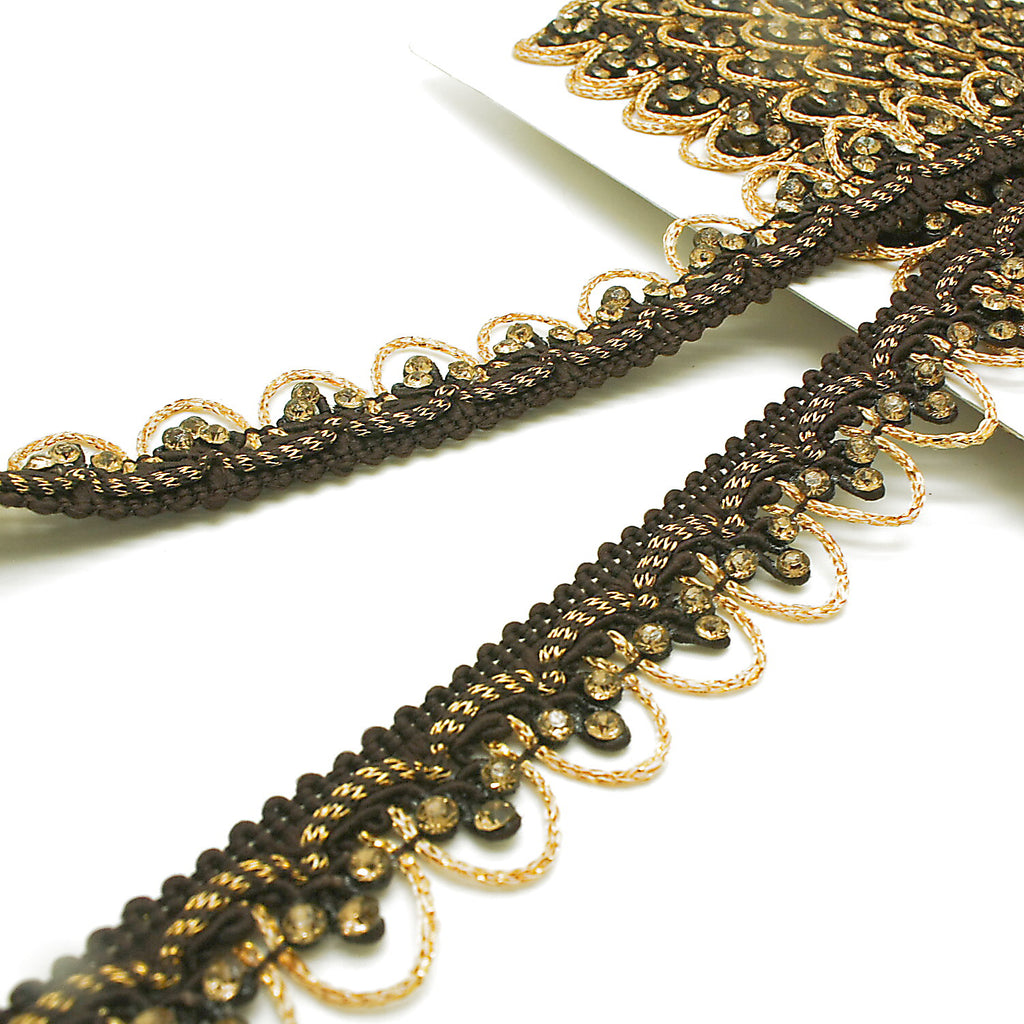 BLACK GOLD STONE TRIM - SARAHI.NYC