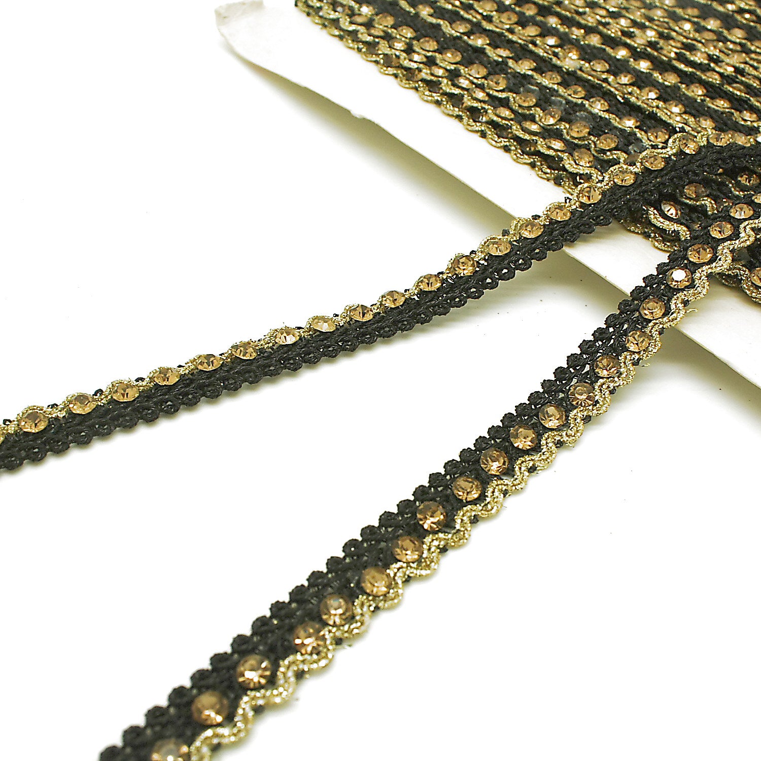 BLACK GOLD STONE TRIM - SARAHI.NYC