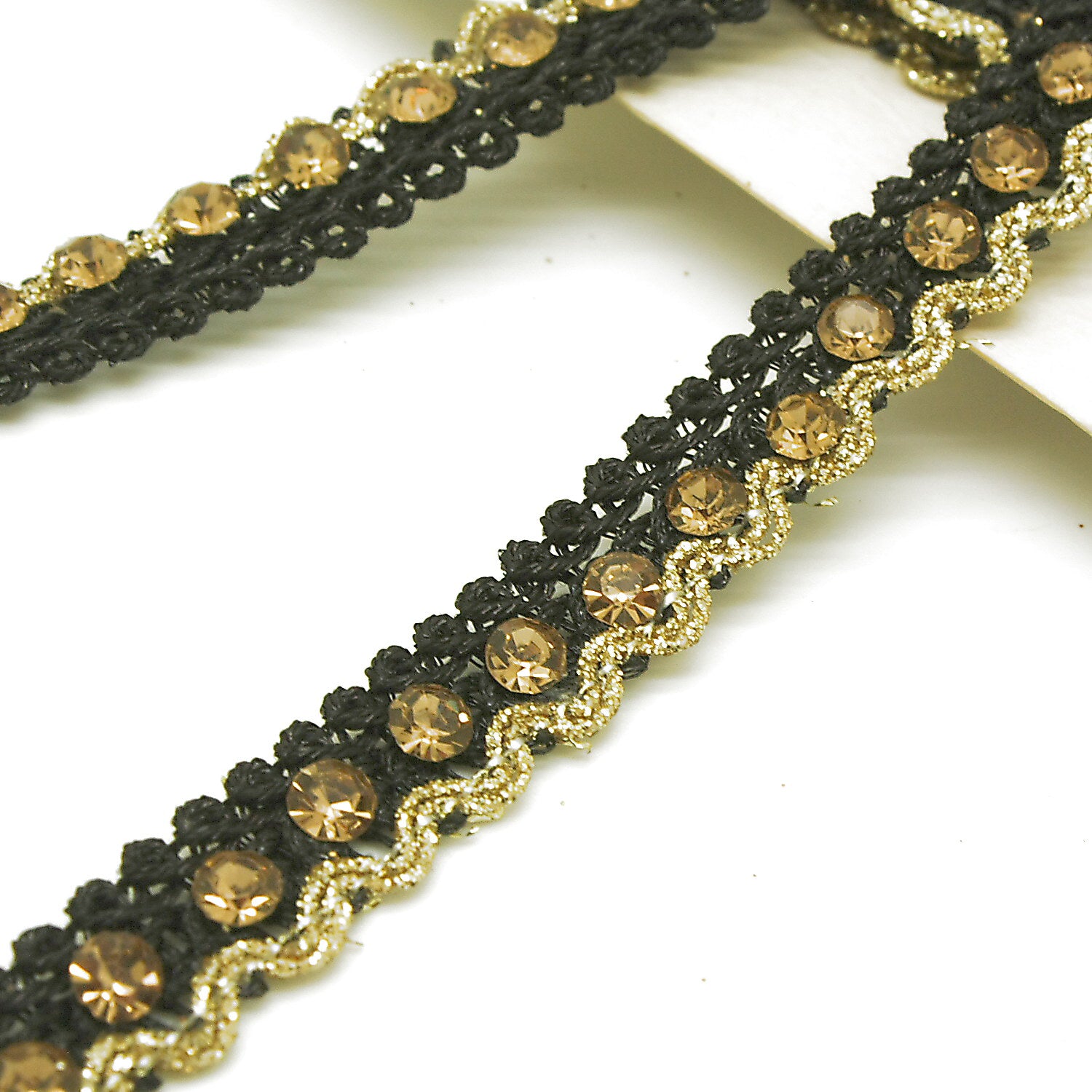 BLACK GOLD STONE TRIM - SARAHI.NYC