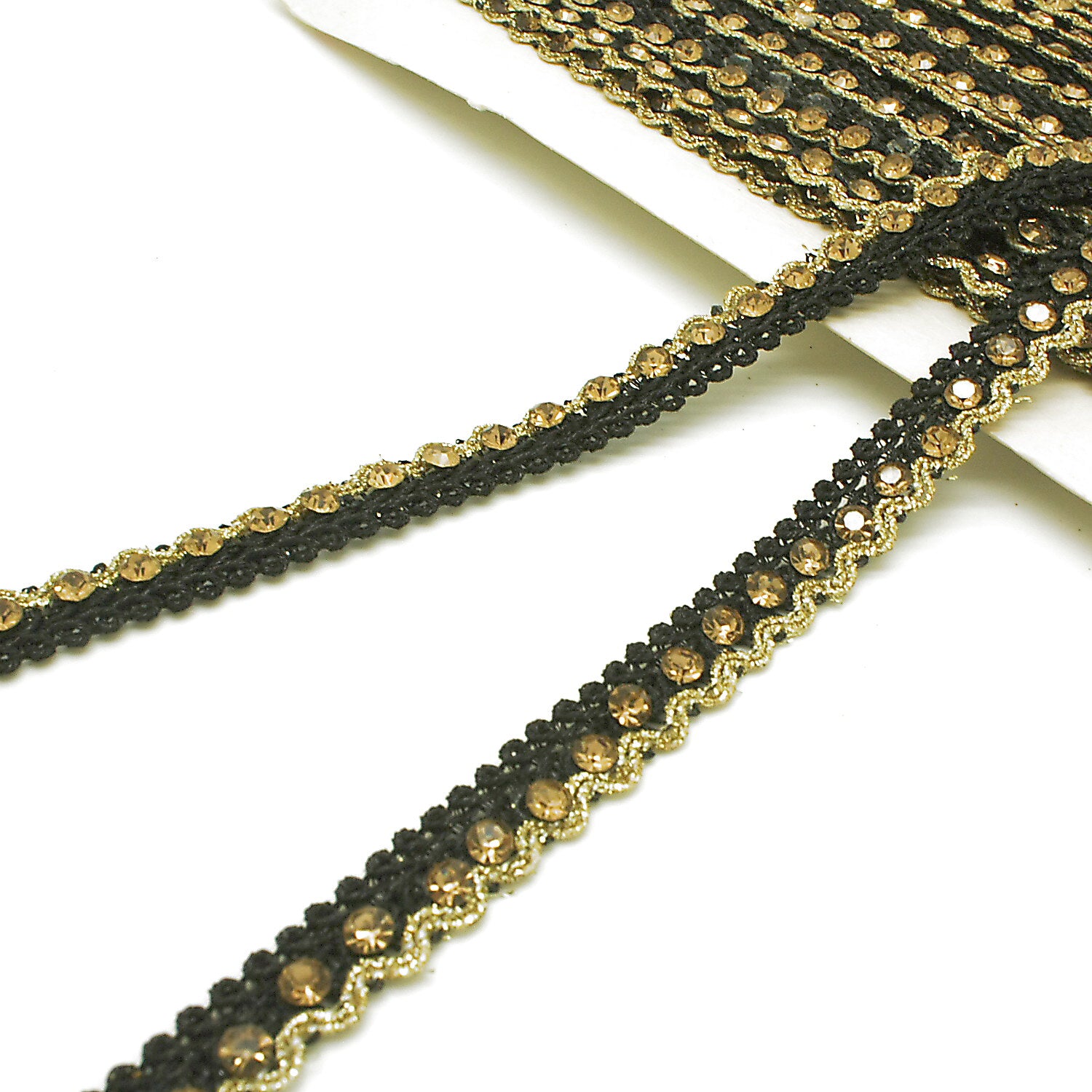 BLACK GOLD STONE TRIM - SARAHI.NYC