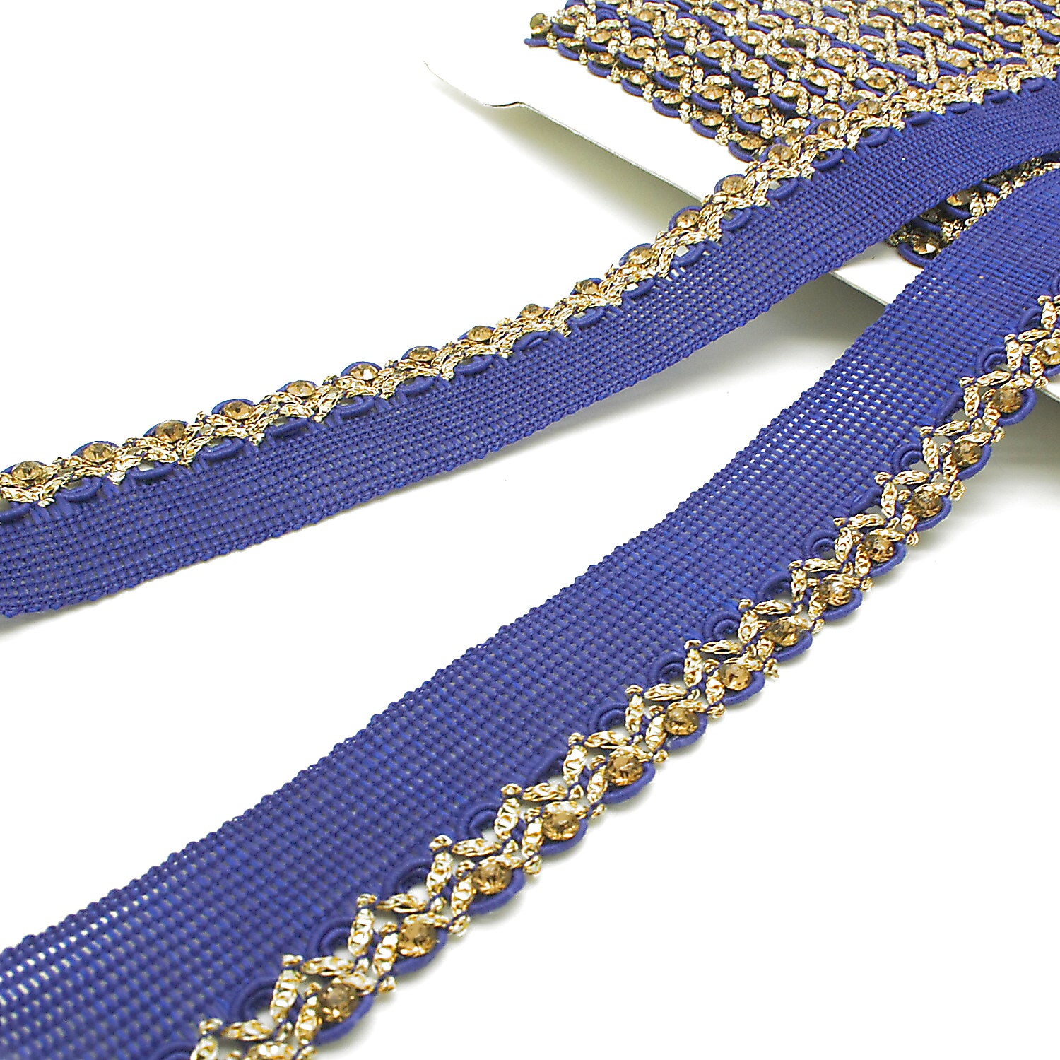 BLUE GOLD STONE TRIM - SARAHI.NYC