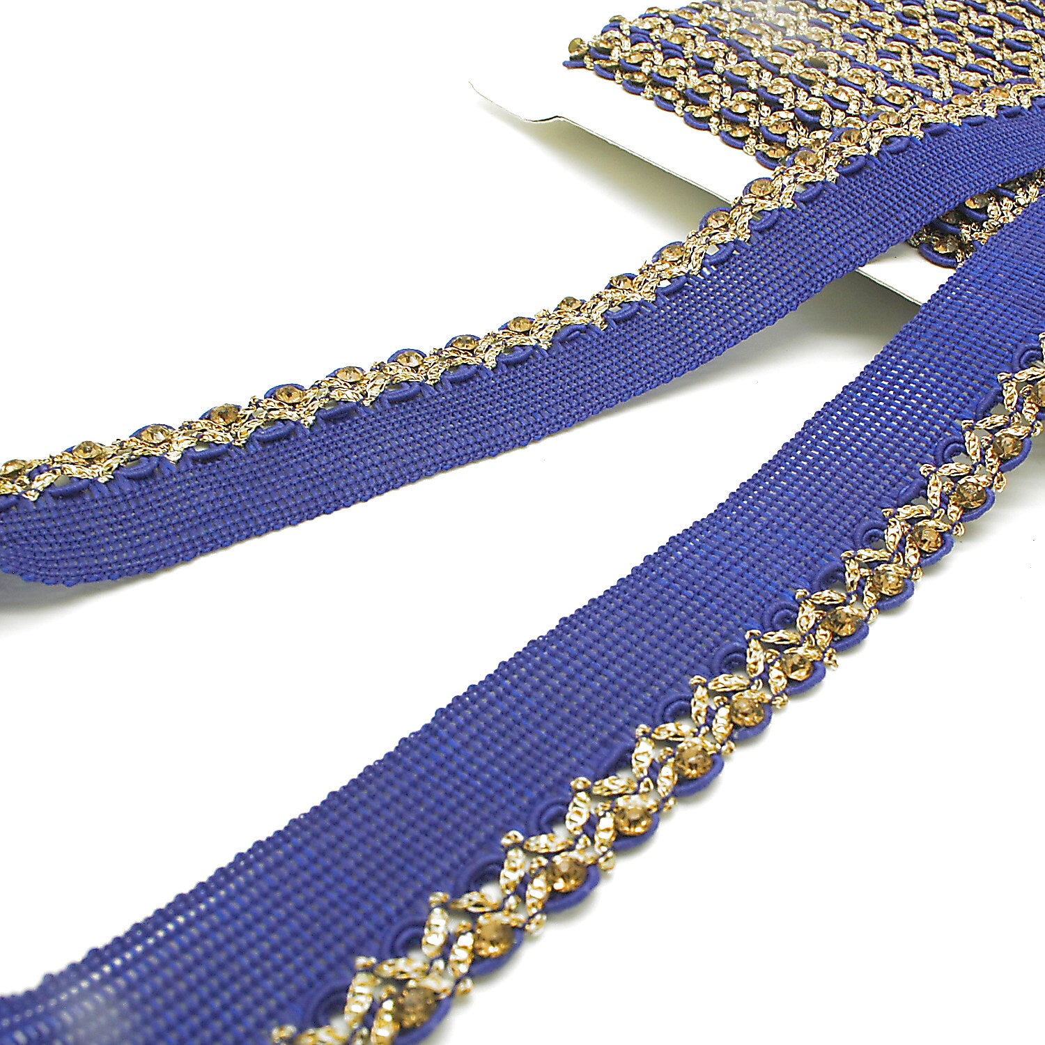 BLUE GOLD STONE TRIM - SARAHI.NYC