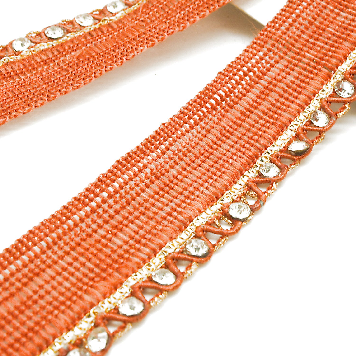 ORANGE GOLD STONE TRIM - sarahi.NYC