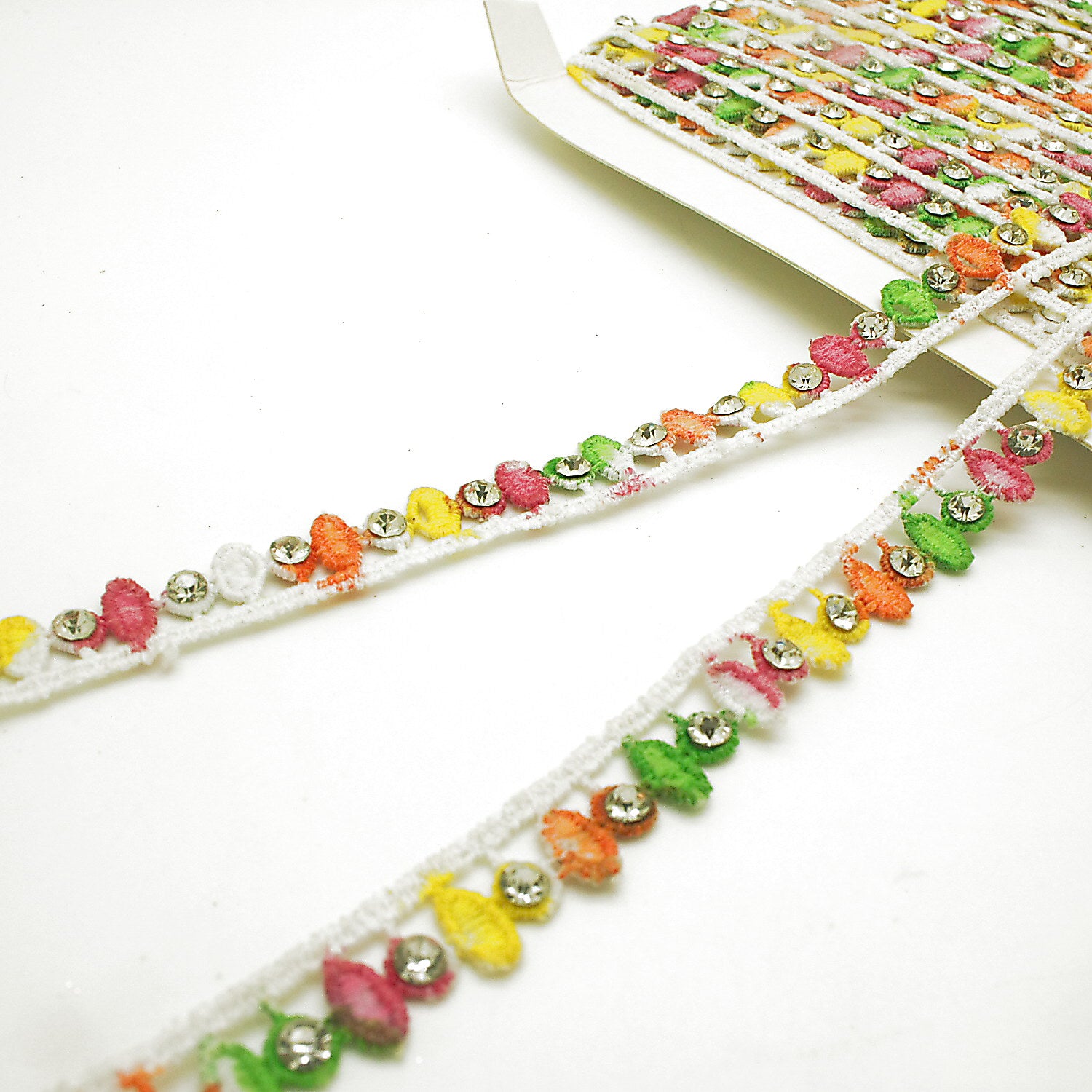 MULTICOLOR RHINESTONE TRIM - sarahi.NYC