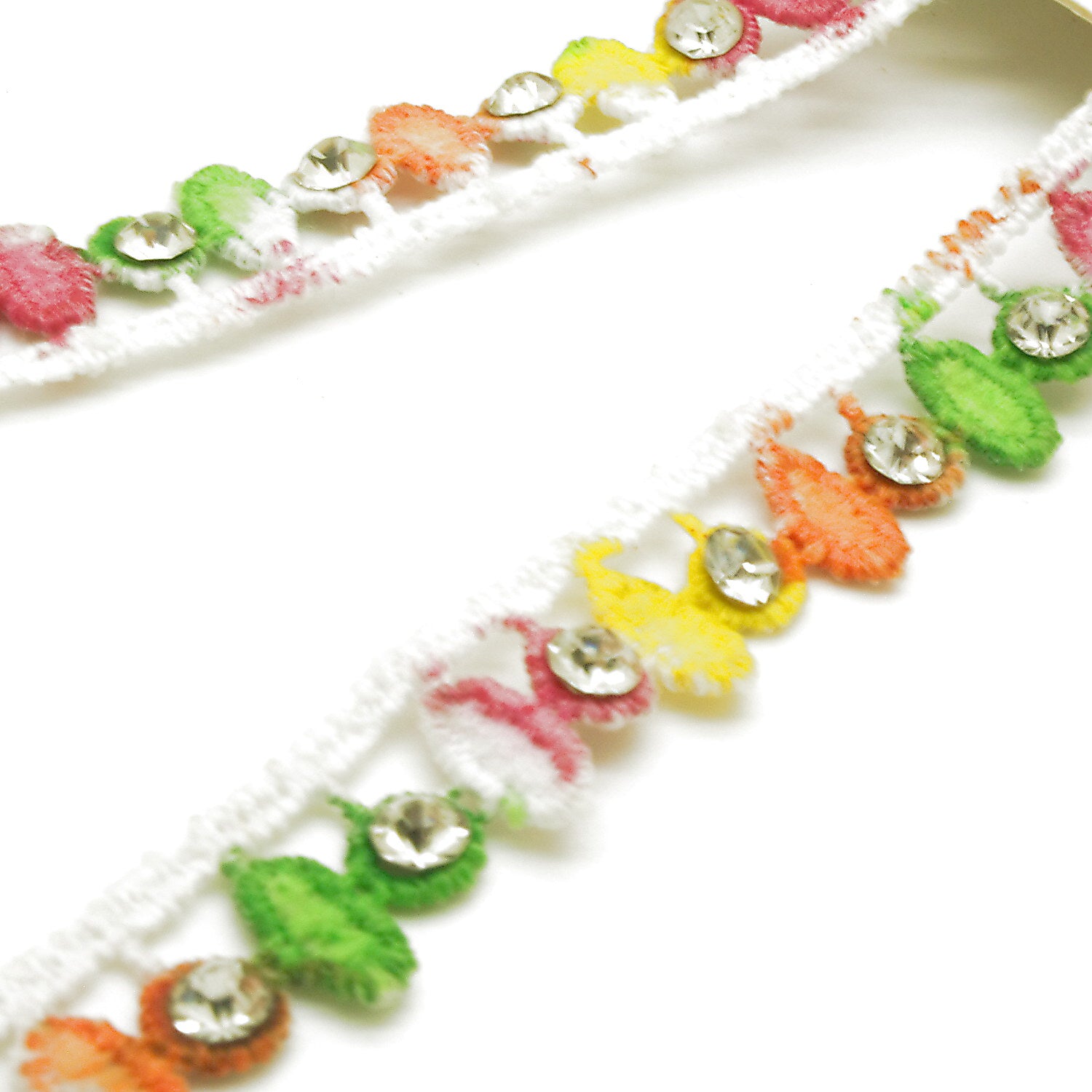 MULTICOLOR RHINESTONE TRIM - sarahi.NYC