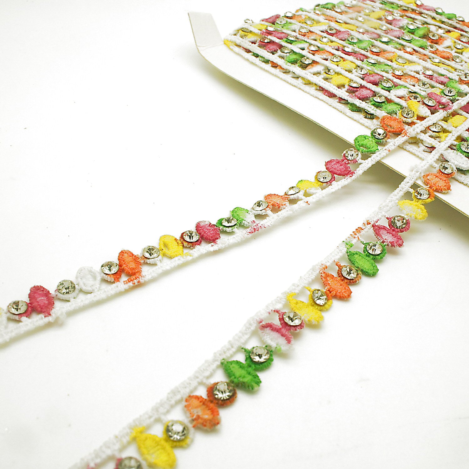 MULTICOLOR RHINESTONE TRIM - sarahi.NYC