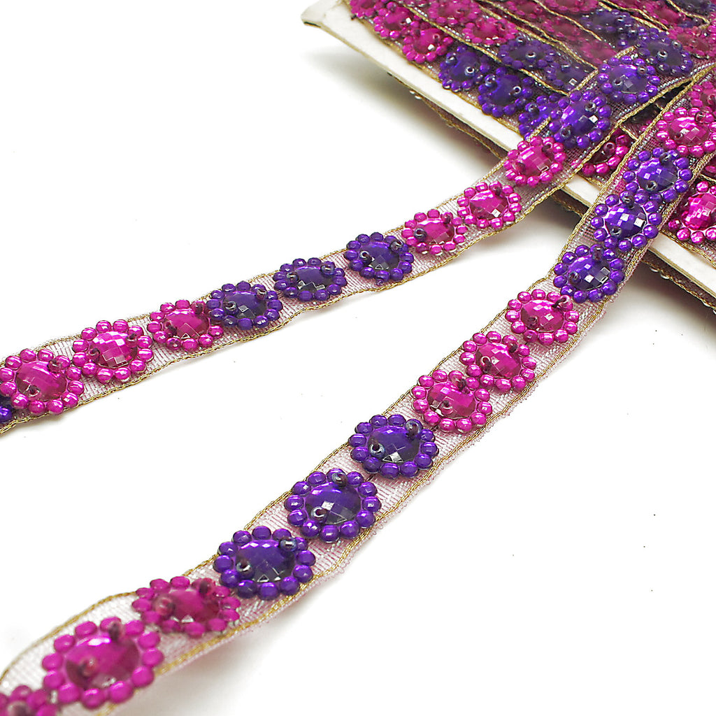 PINK PURPLE GEM trim - SARAHI.NYC