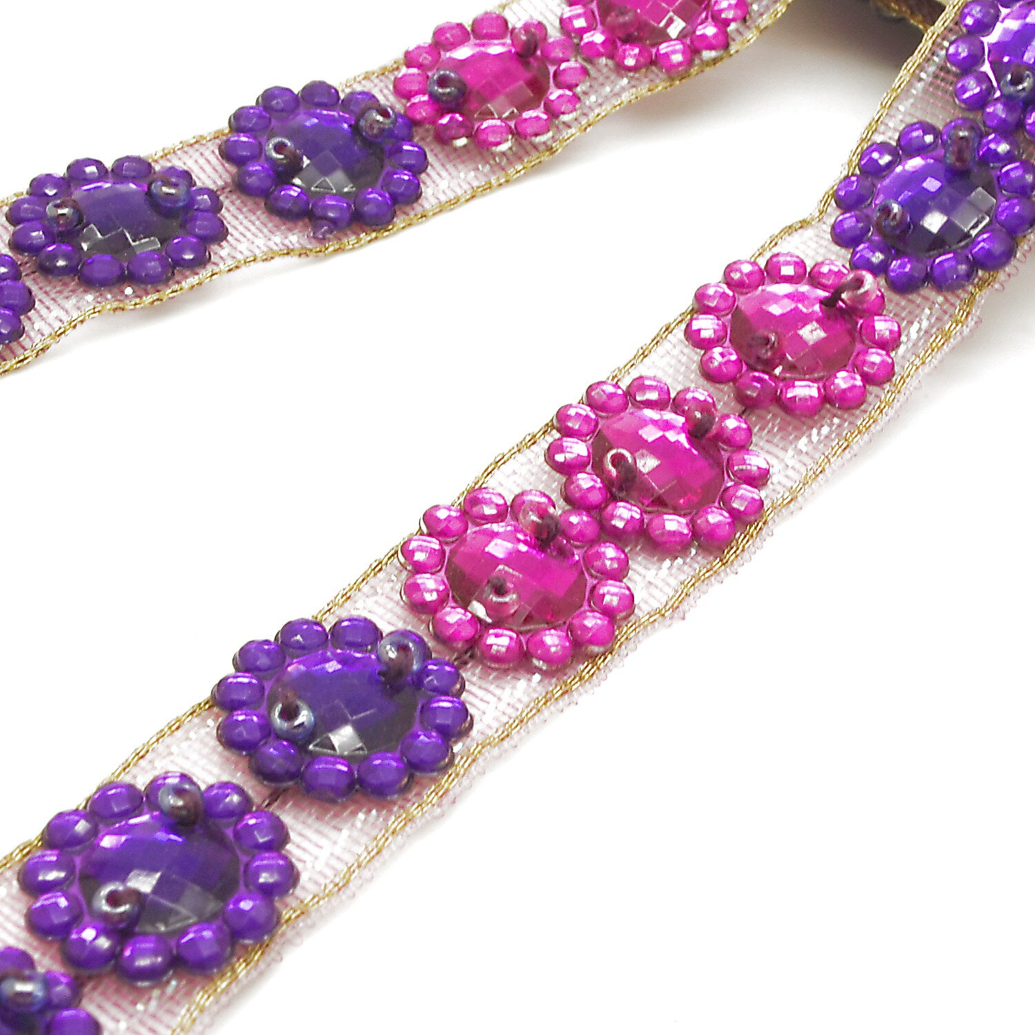PINK PURPLE GEM trim - SARAHI.NYC