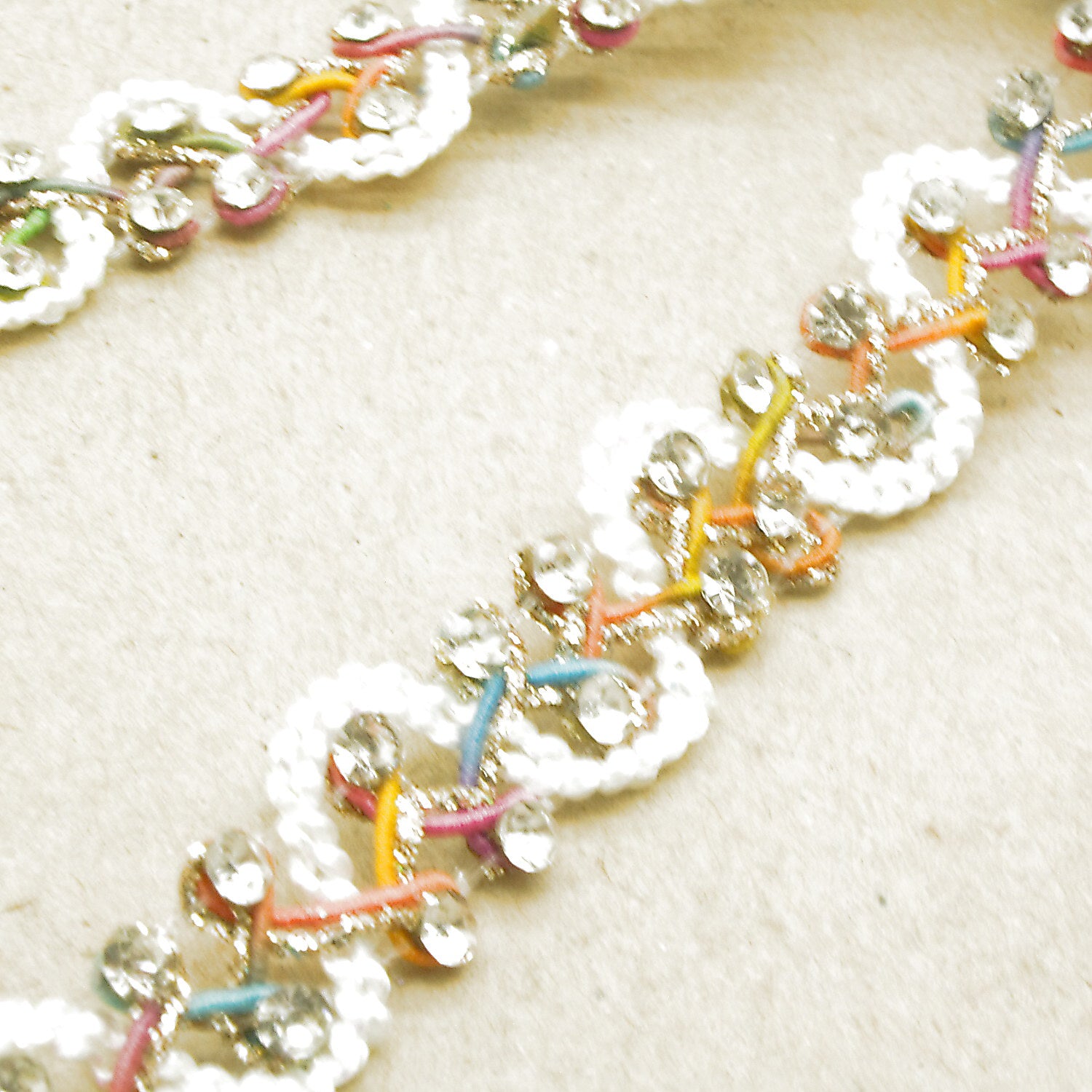 MULTICOLOR STONE TRIM - sarahi.NYC