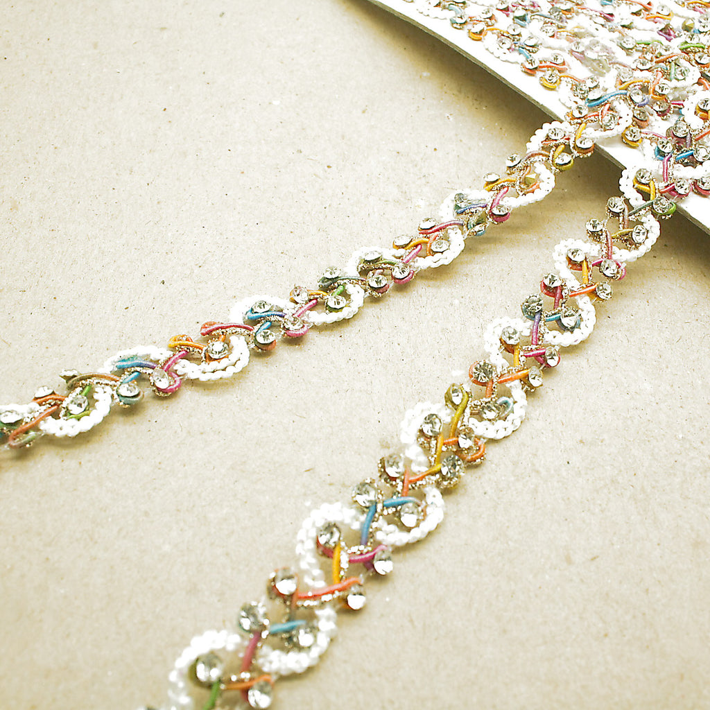 MULTICOLOR STONE TRIM - sarahi.NYC
