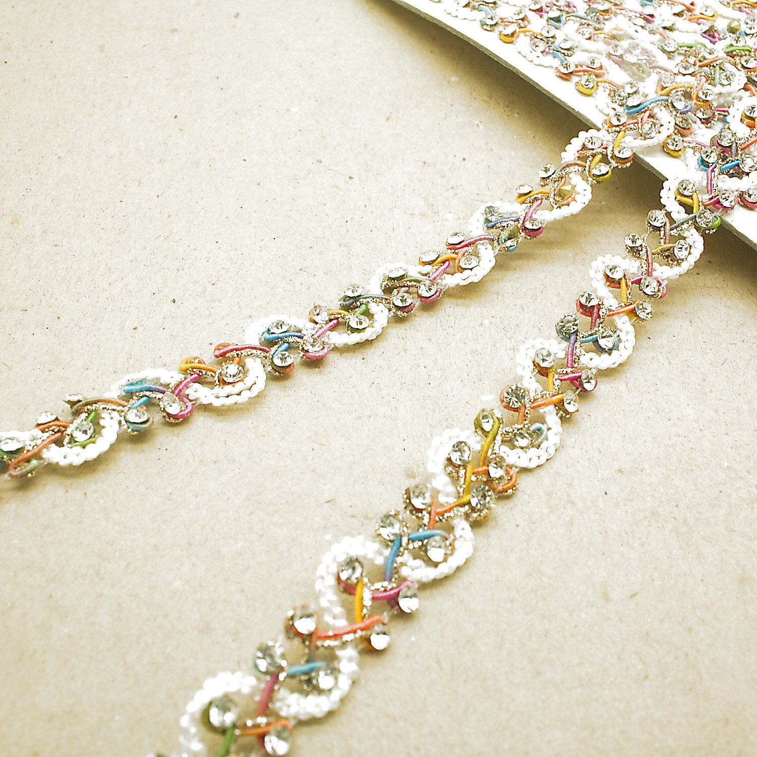 MULTICOLOR STONE TRIM - sarahi.NYC