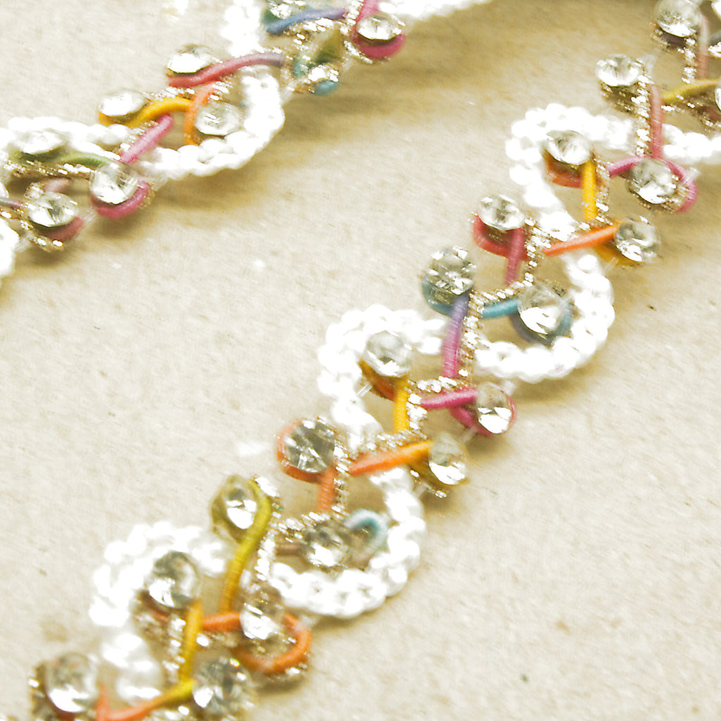 MULTICOLOR STONE TRIM - sarahi.NYC