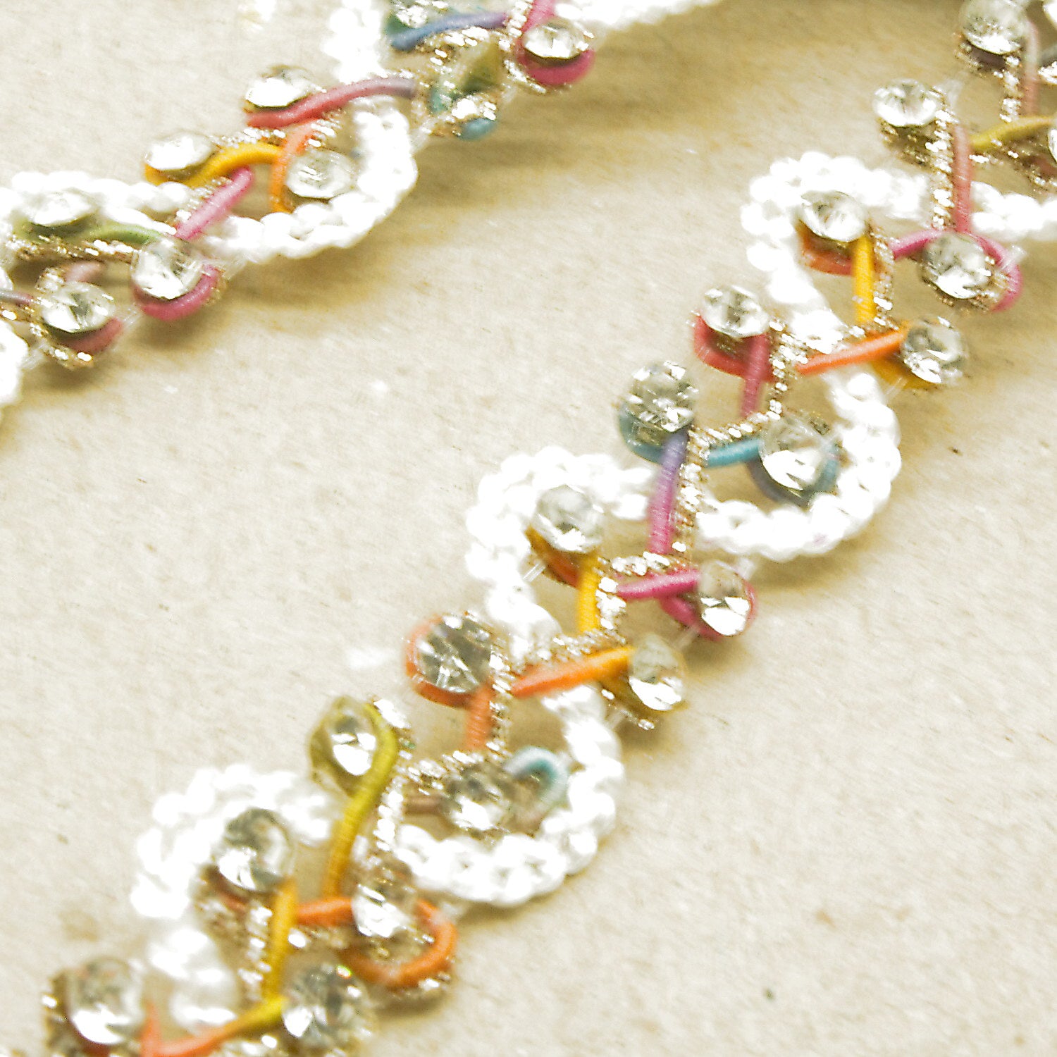 MULTICOLOR STONE TRIM - sarahi.NYC