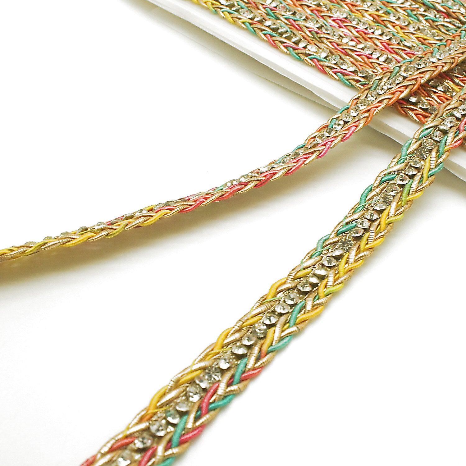 MULTICOLOR STONE TRIM - sarahi.NYC